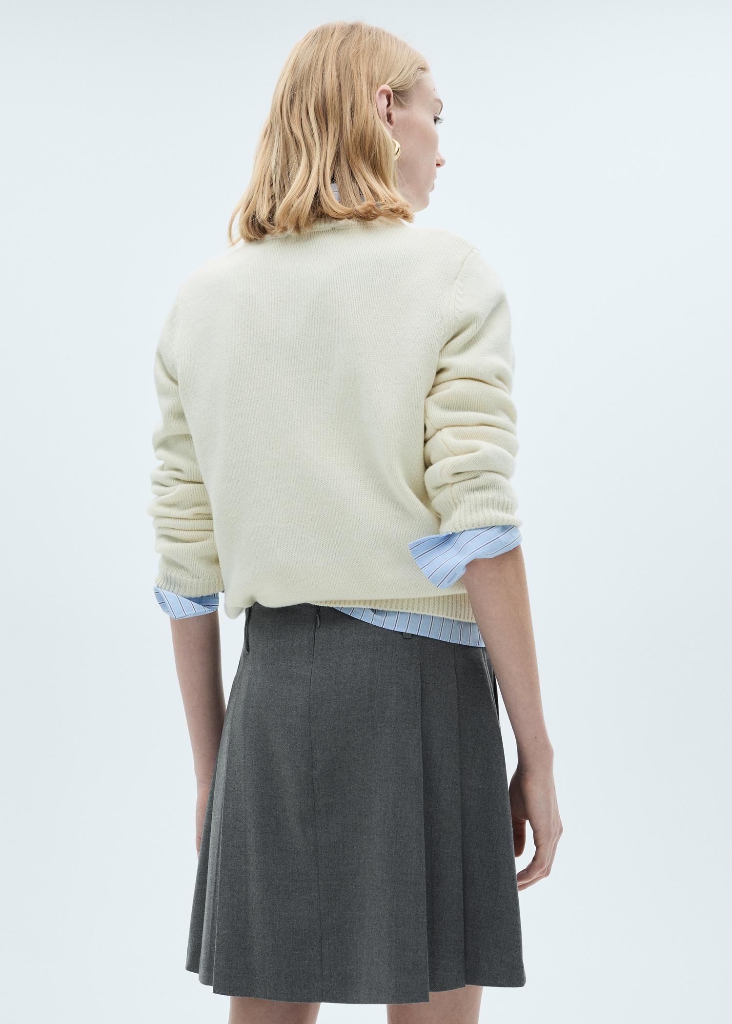 Pleated mini-skirt - Women | MANGO USA Product Image