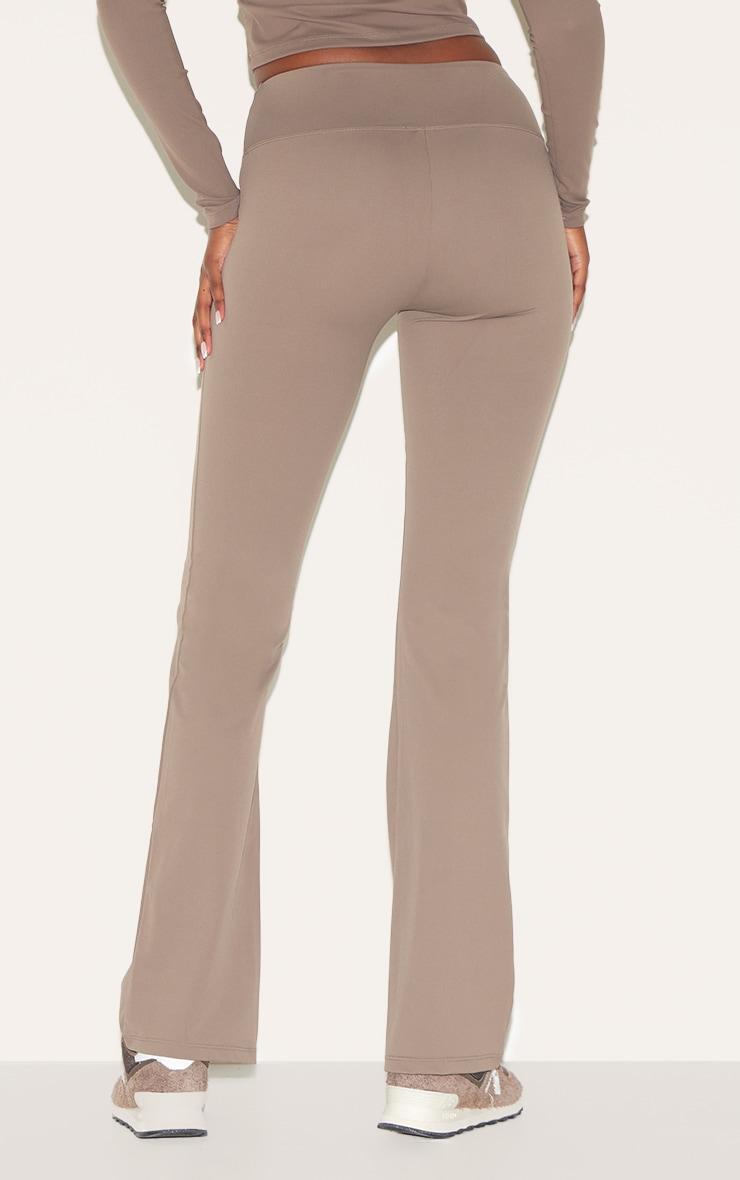 Brown Sculpt Straight Leg Yoga Pants Product Image