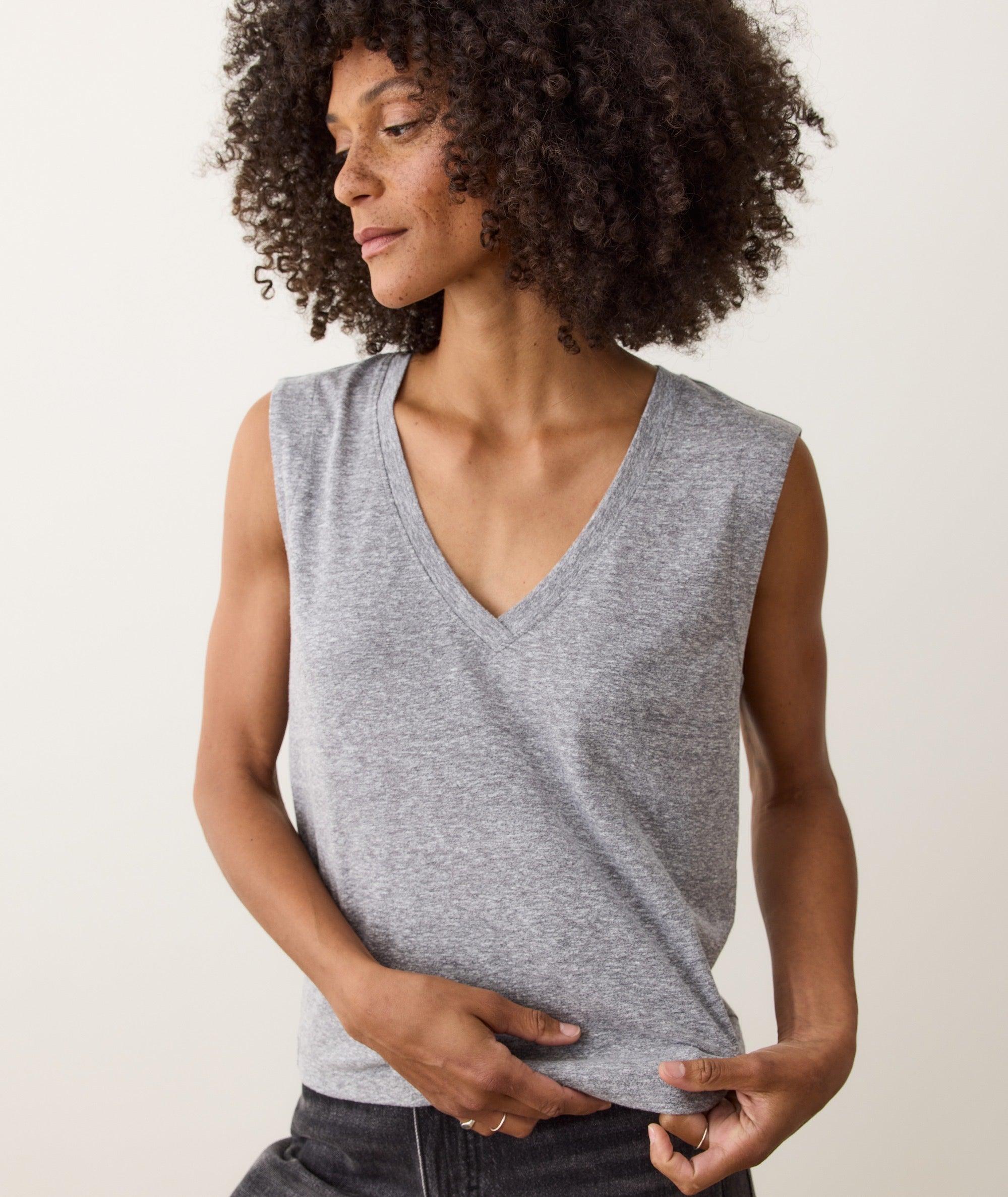 Tissue V-Neck Tank Product Image