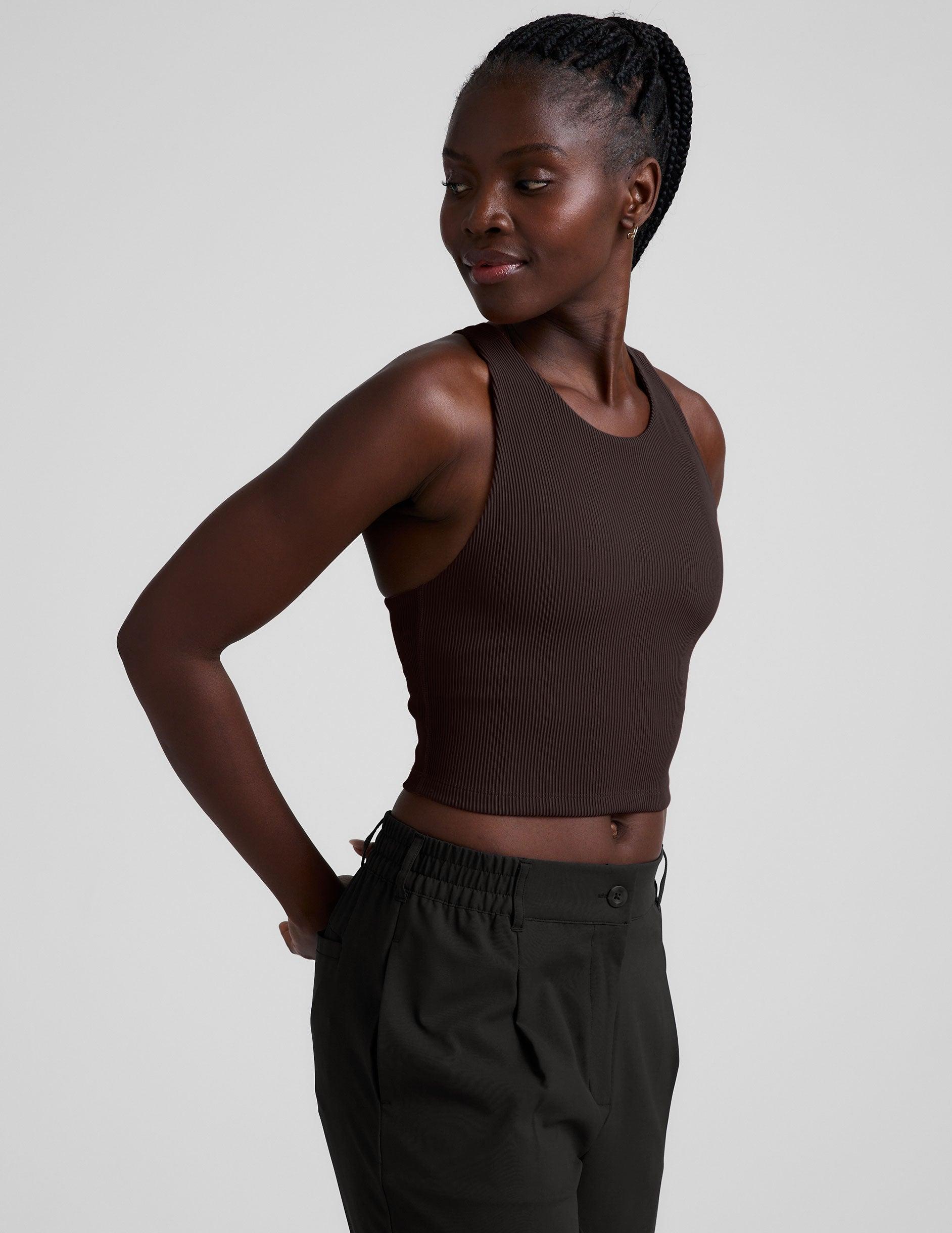 Refocus Ribbed Cropped Tank Product Image