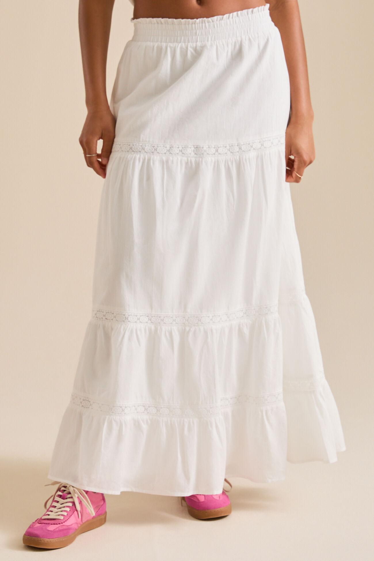 Kait Lace Midi Skirt Product Image