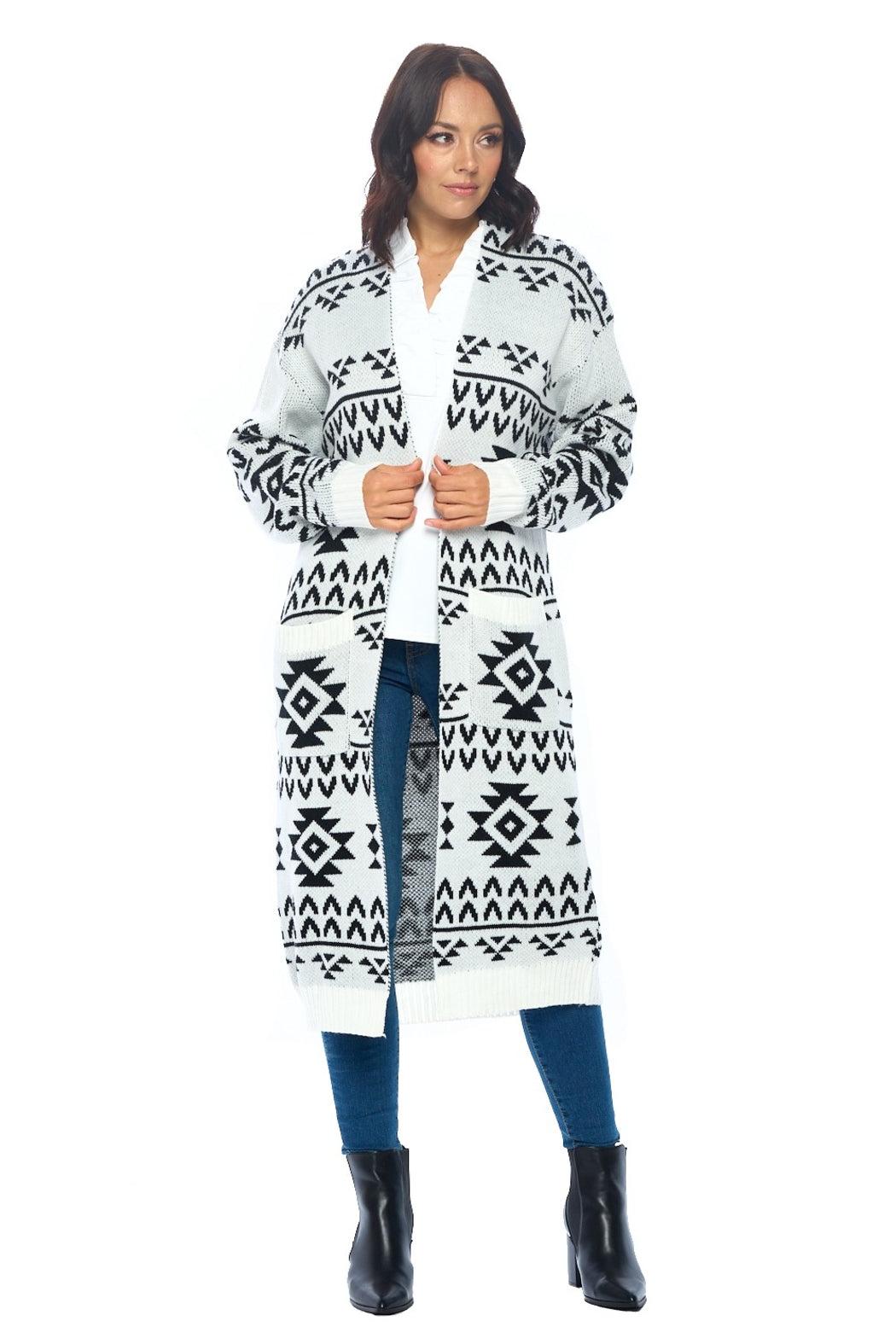 Grey Long Duster Product Image