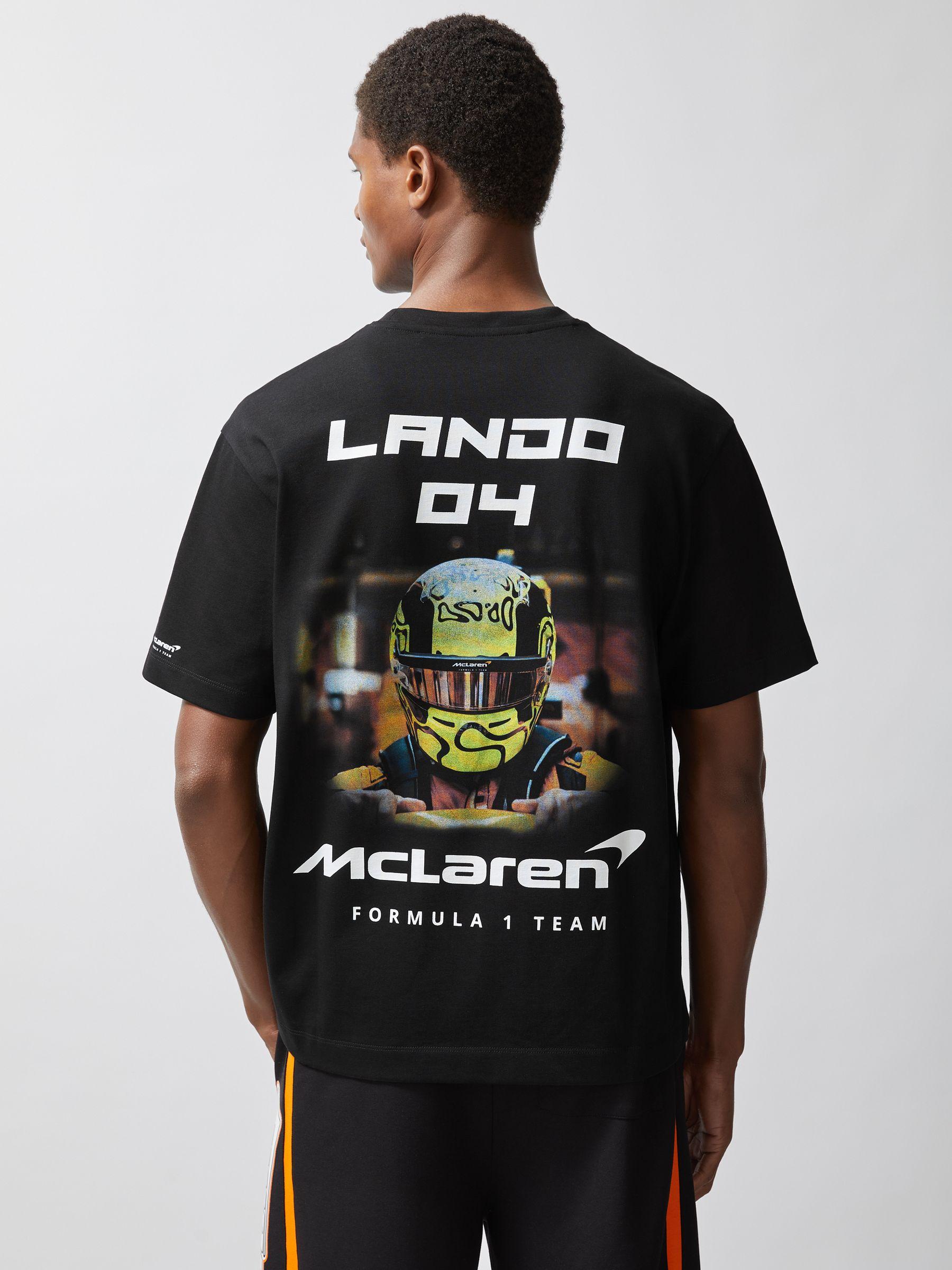 McLaren F1 Team Lando-Print T-Shirt Unisex Fit in Black Product Image