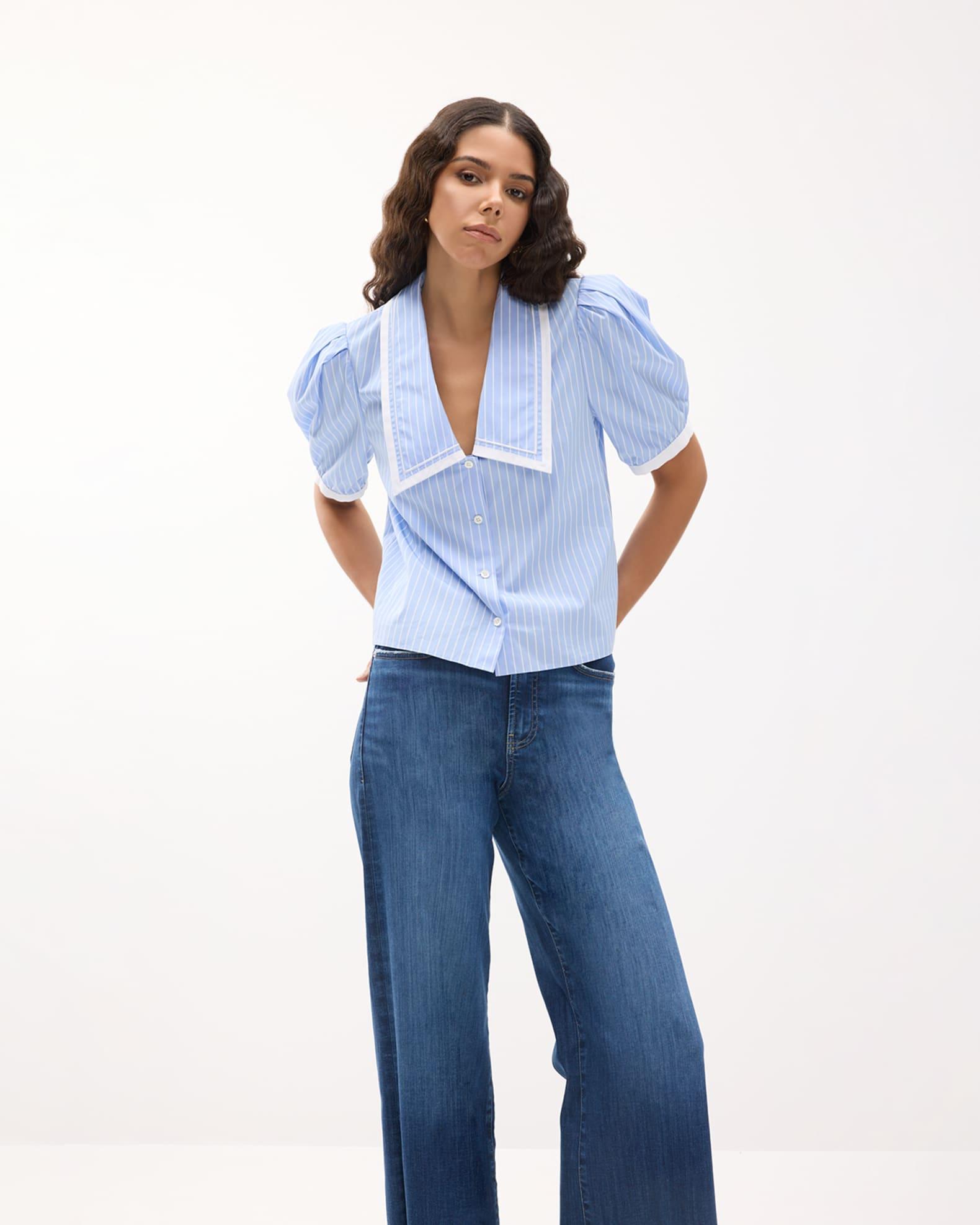 The Stripe Sailor Blouse Product Image