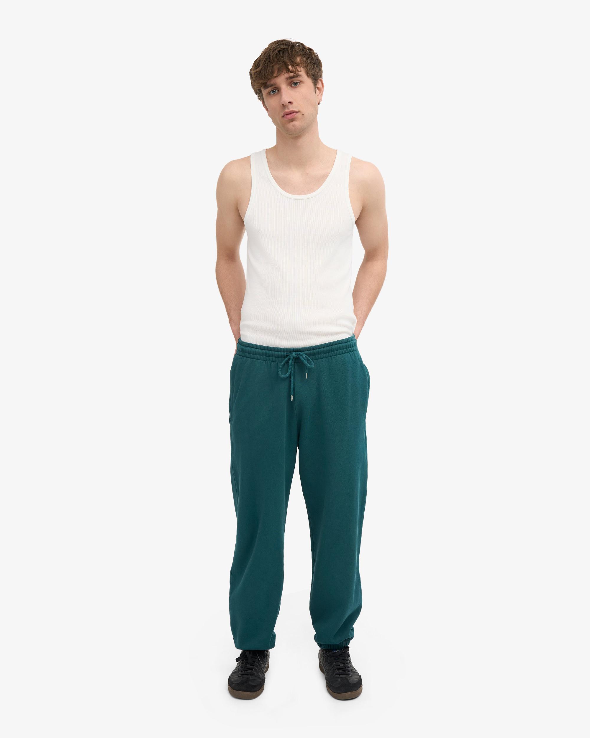 Organic Relaxed Sweatpants - Coffee Brown Product Image