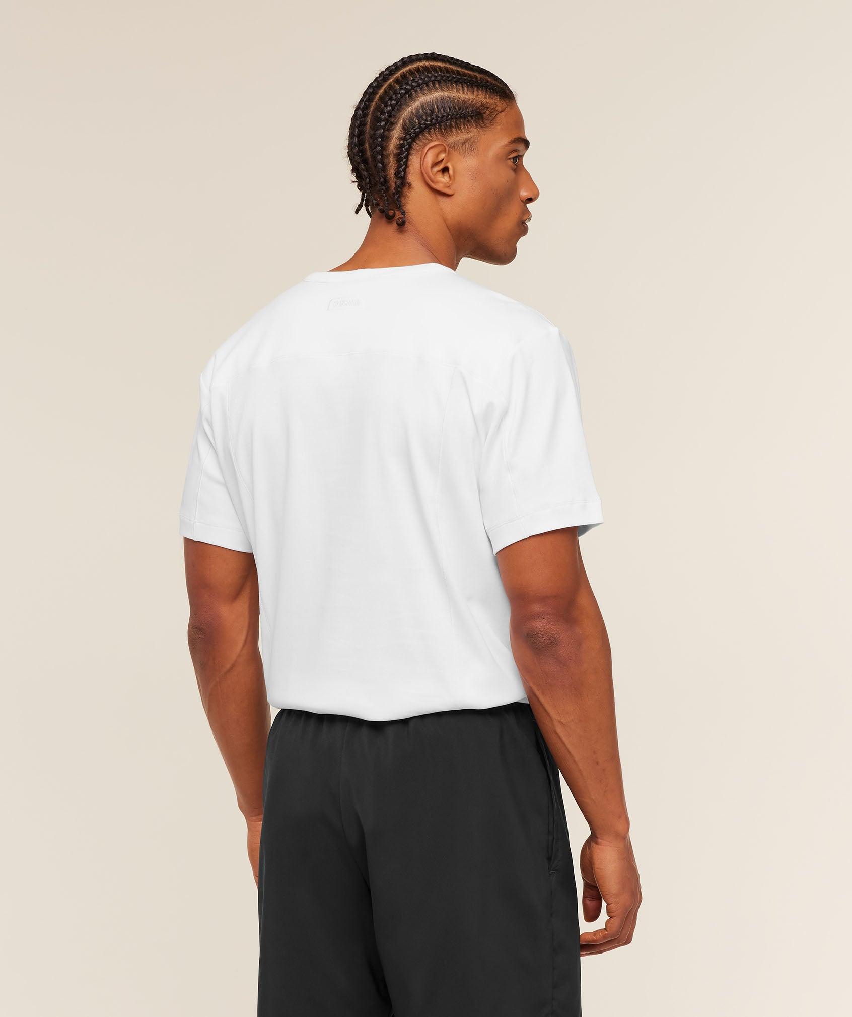 Gymshark Off Duty T-Shirt - White Male Product Image