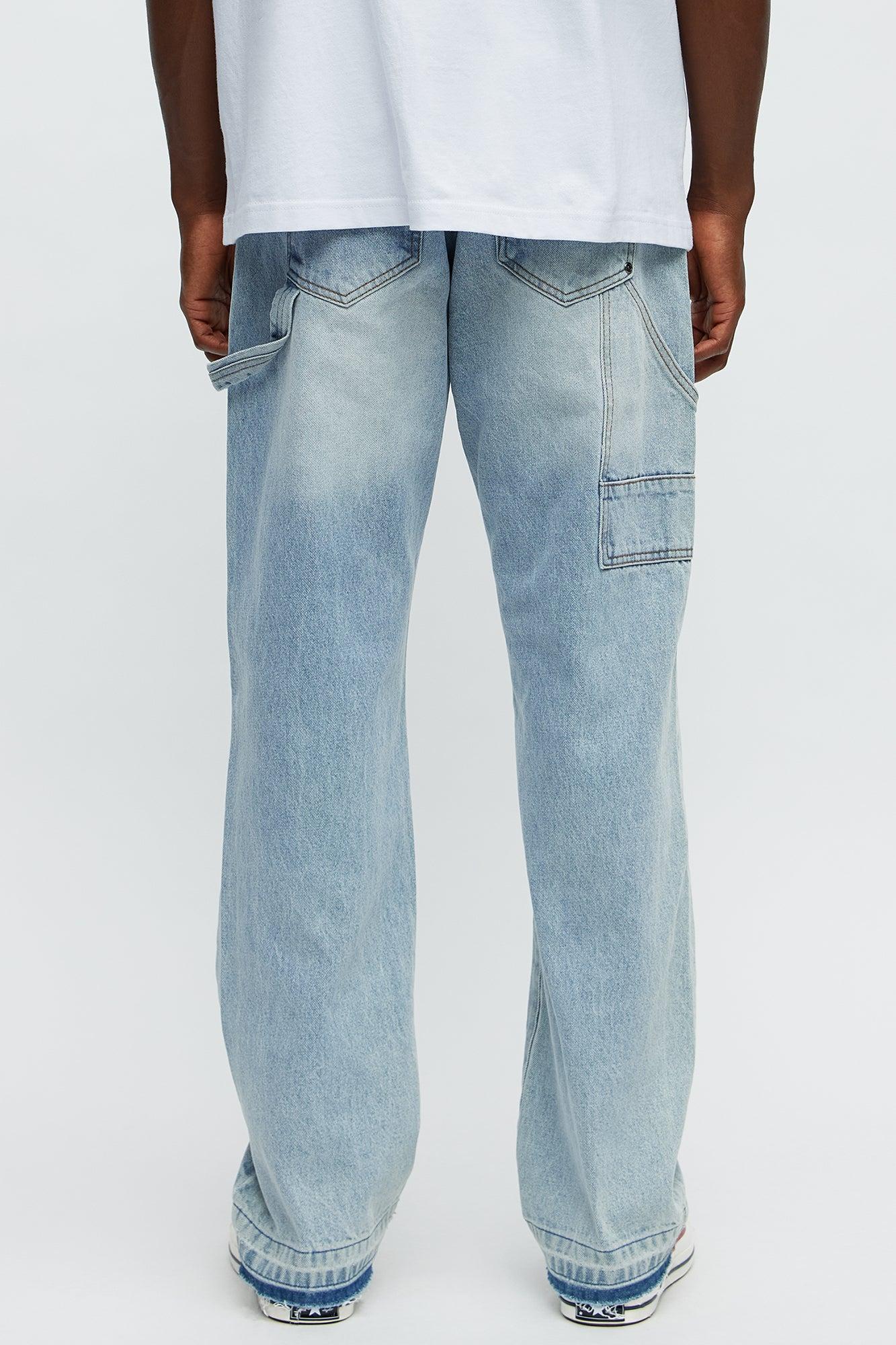 Straight Round About Carpenter Jeans - Medium Wash Product Image