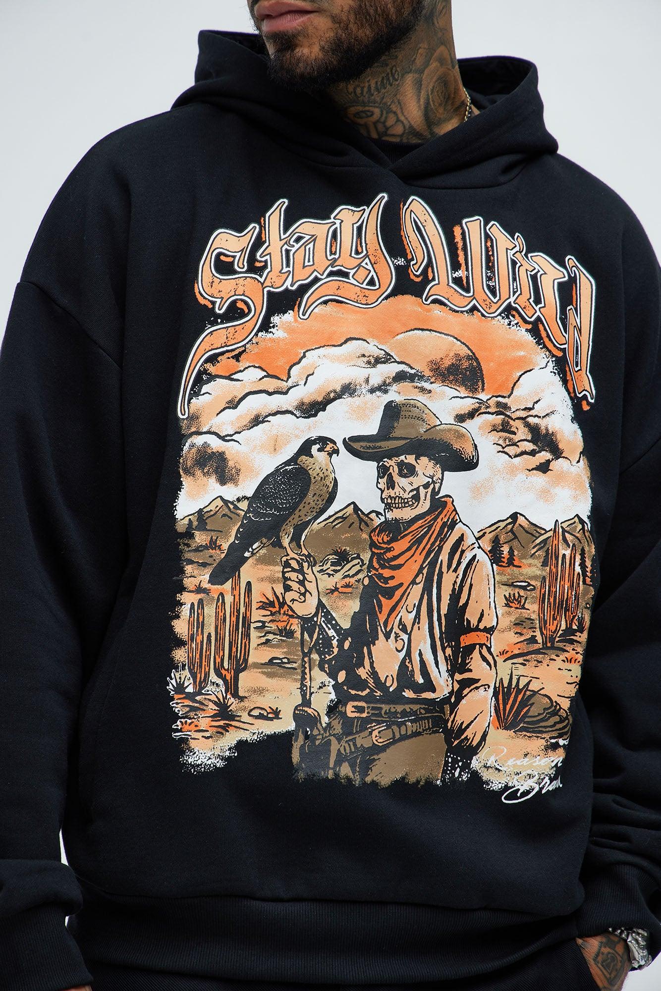 Stay Wild Hoodie - Black Product Image