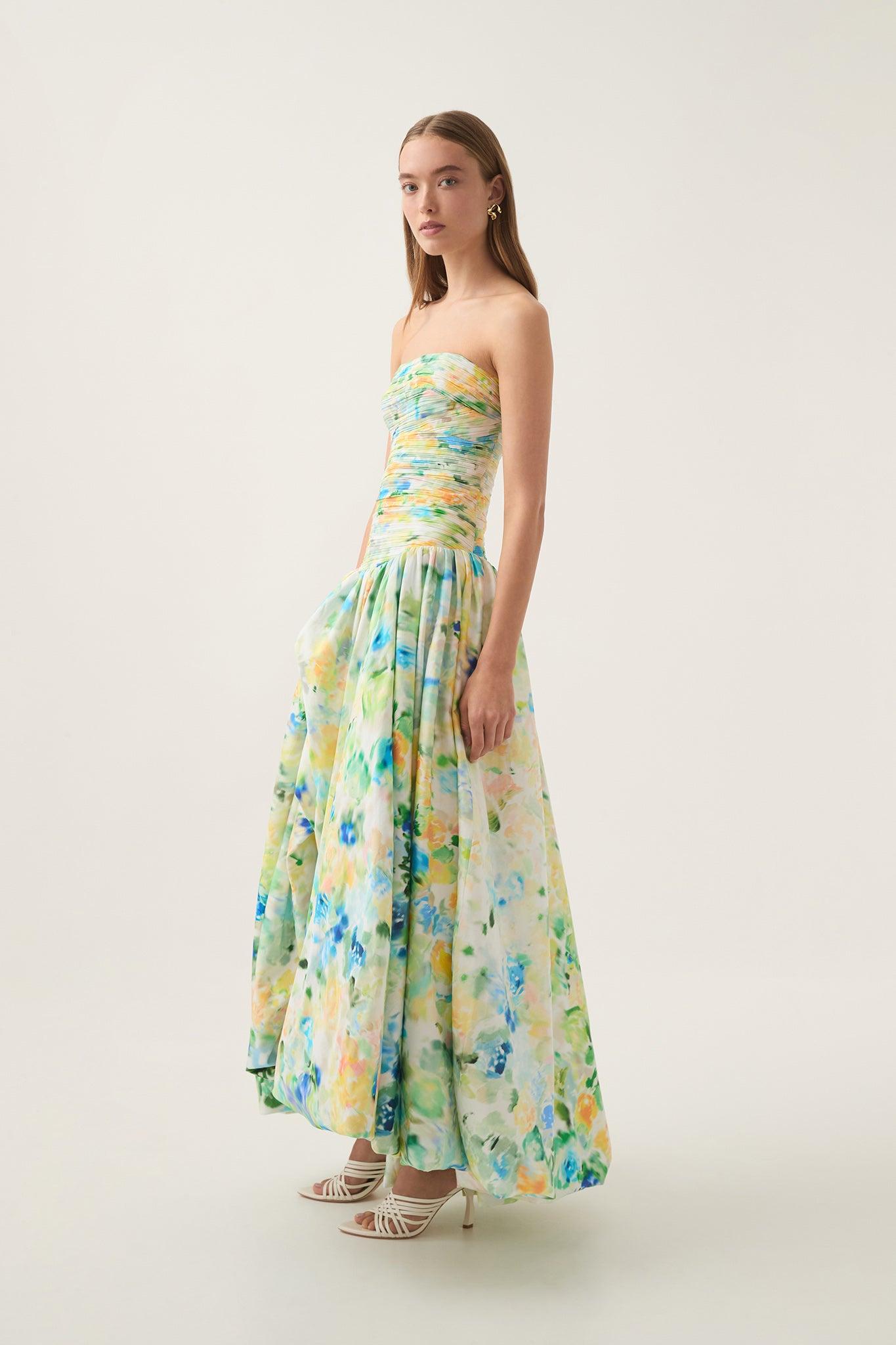 Violette Bubble Hem Maxi Dress Product Image