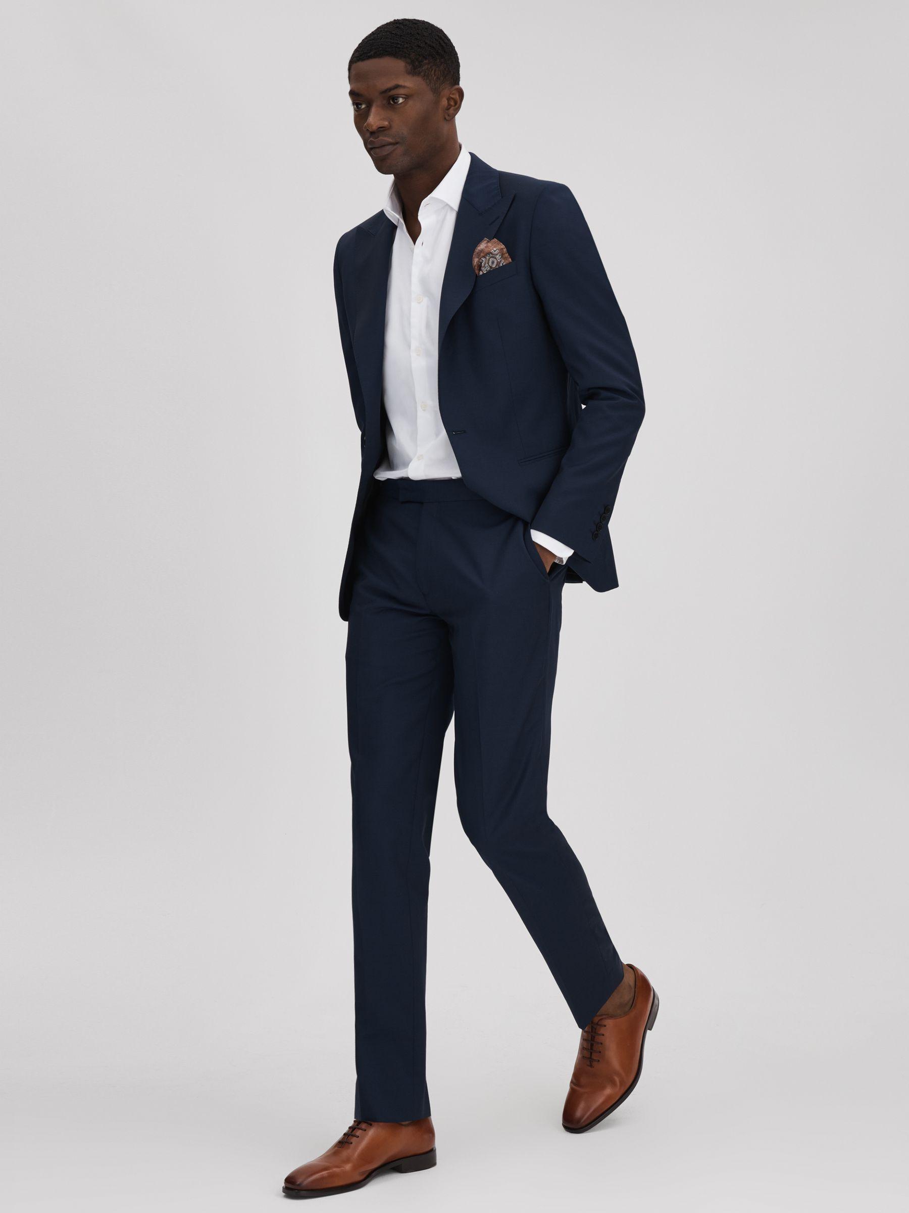 Leather Lace-Up Shoes in Light Tan Product Image