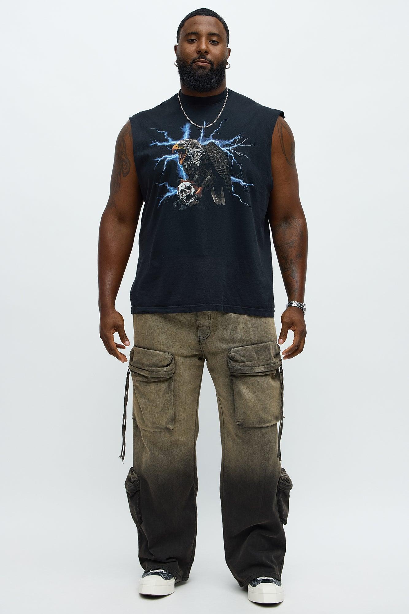 Only The Strong Survive Muscle Tee - Black Male Product Image