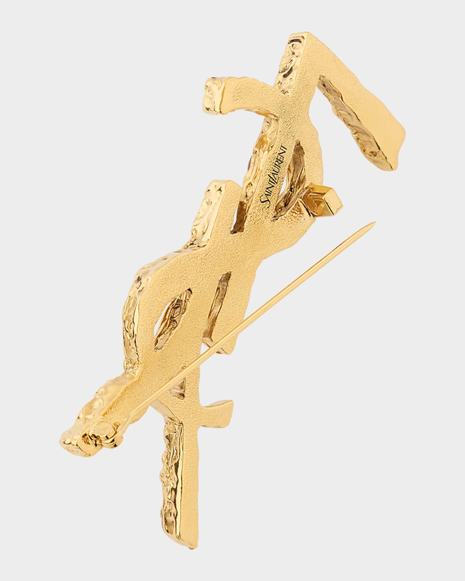 Bejeweled Logo Brooch Product Image