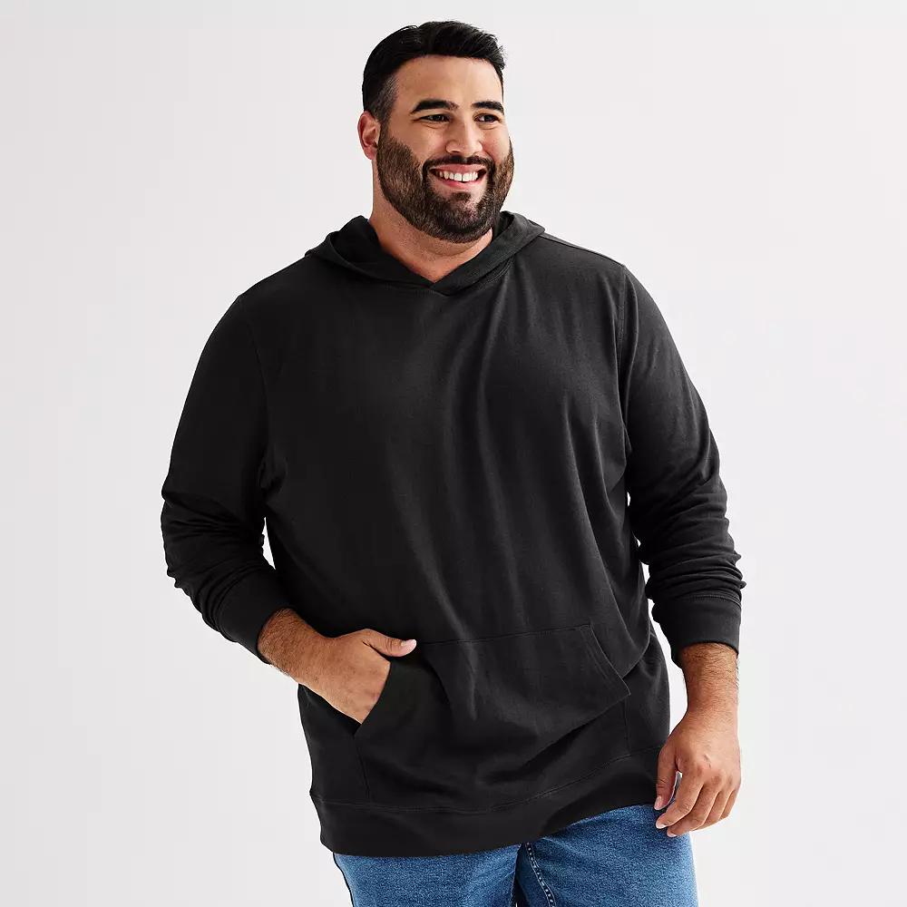 Big & Tall Sonoma Goods For Life® Double-Knit Hoodie, Men's,  Product Image