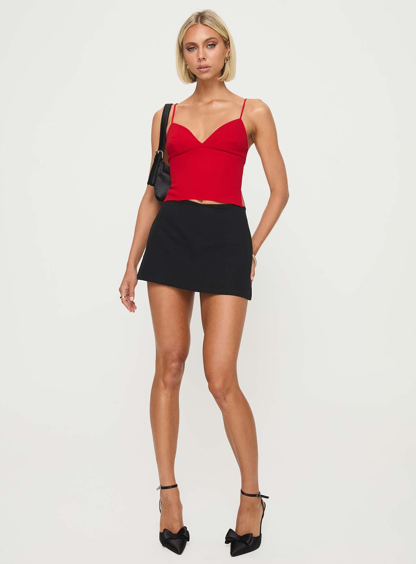 Sculpture Top Red Product Image