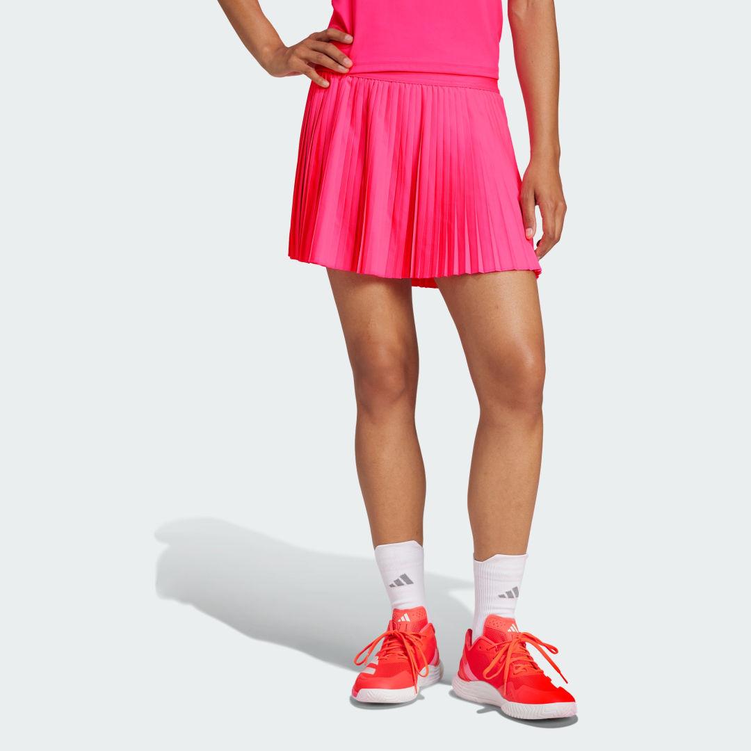 adidas Club pleated skirt White XL Womens Product Image