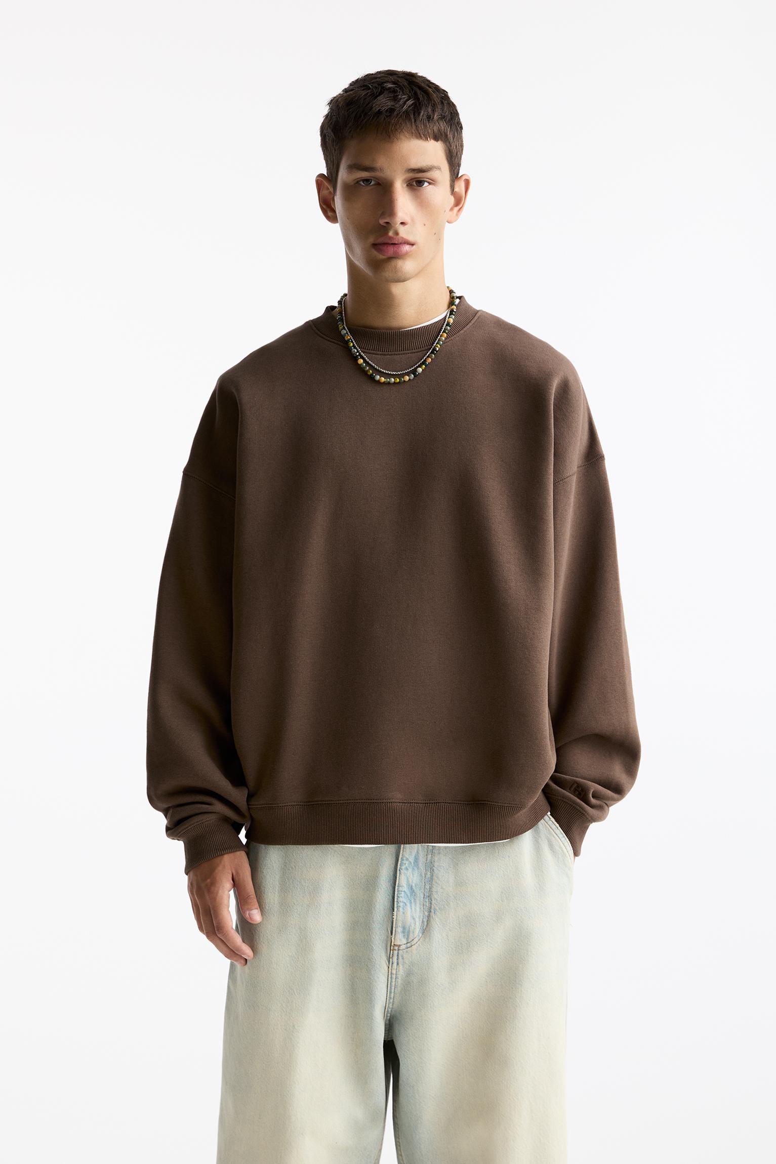 Basic boxy-fit sweatshirt Product Image