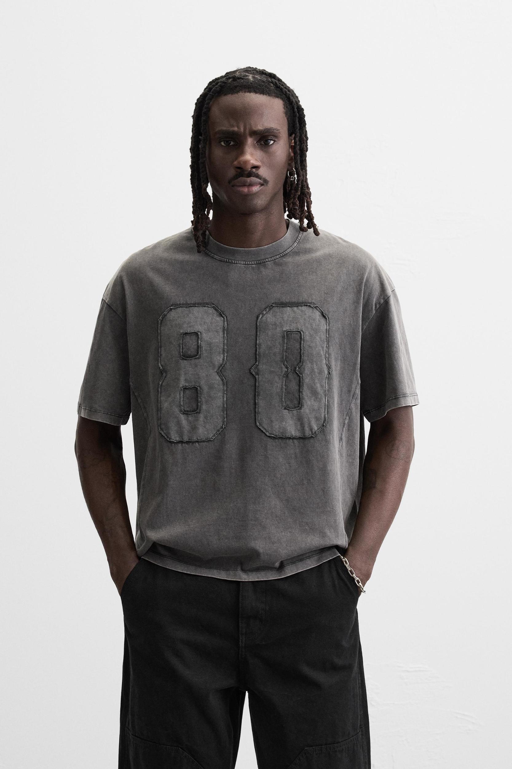 WASHED PATCH T-SHIRT Product Image