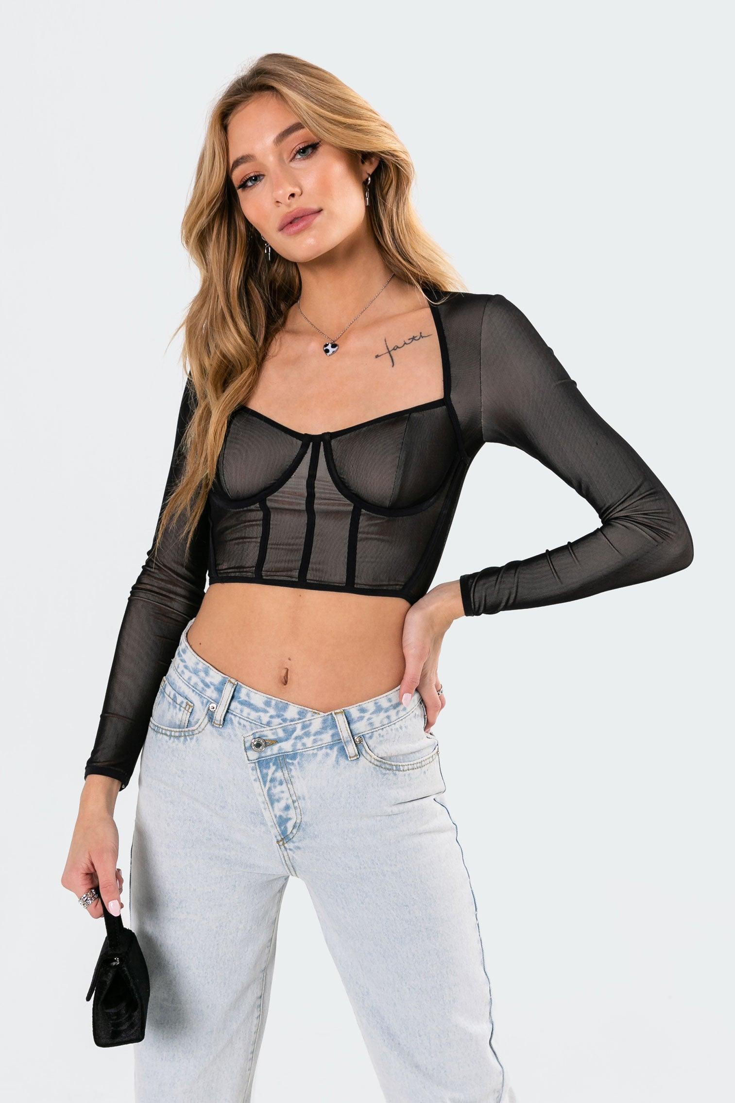 Megan Bodice Crop Top Product Image