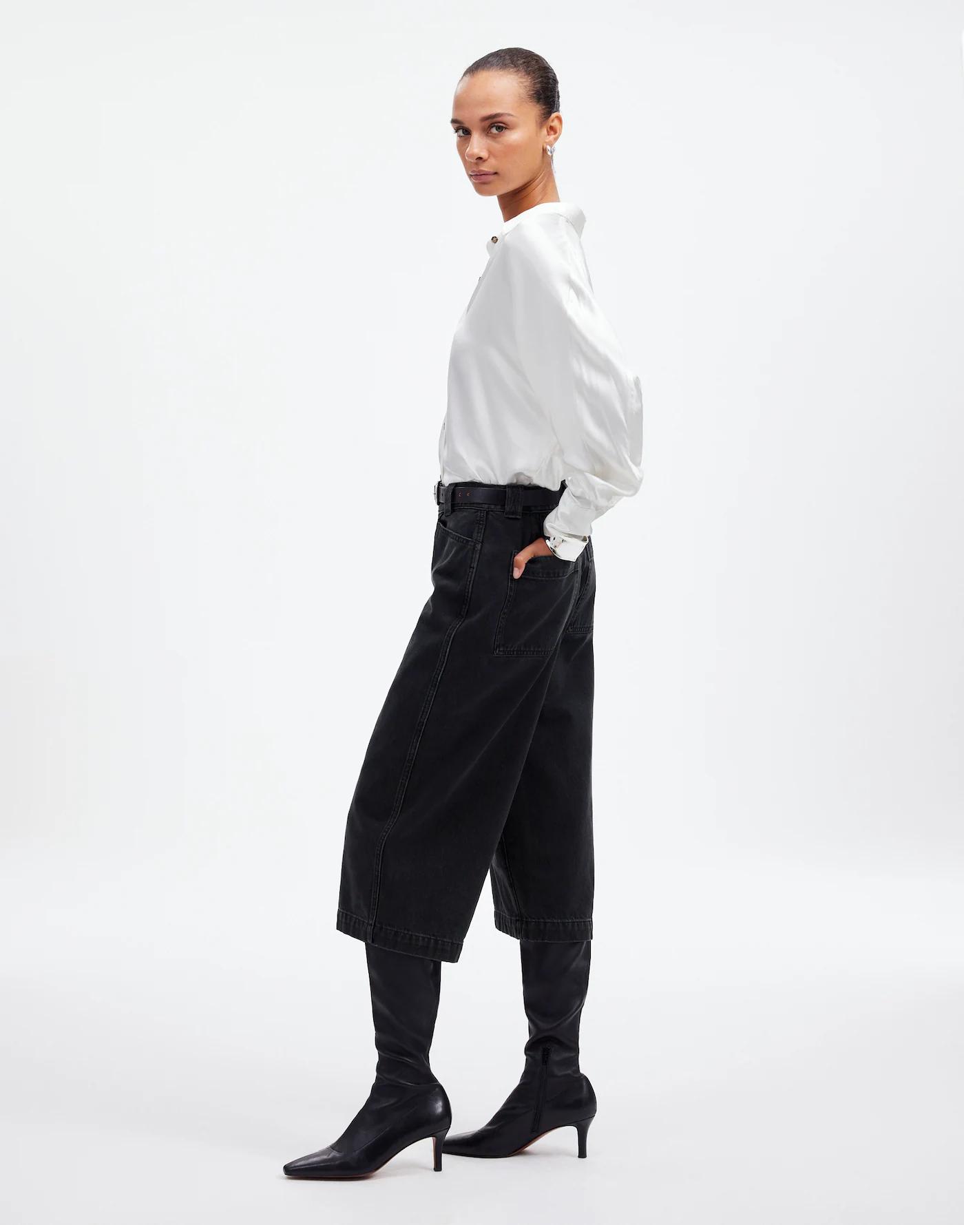 Denim Culottes Product Image