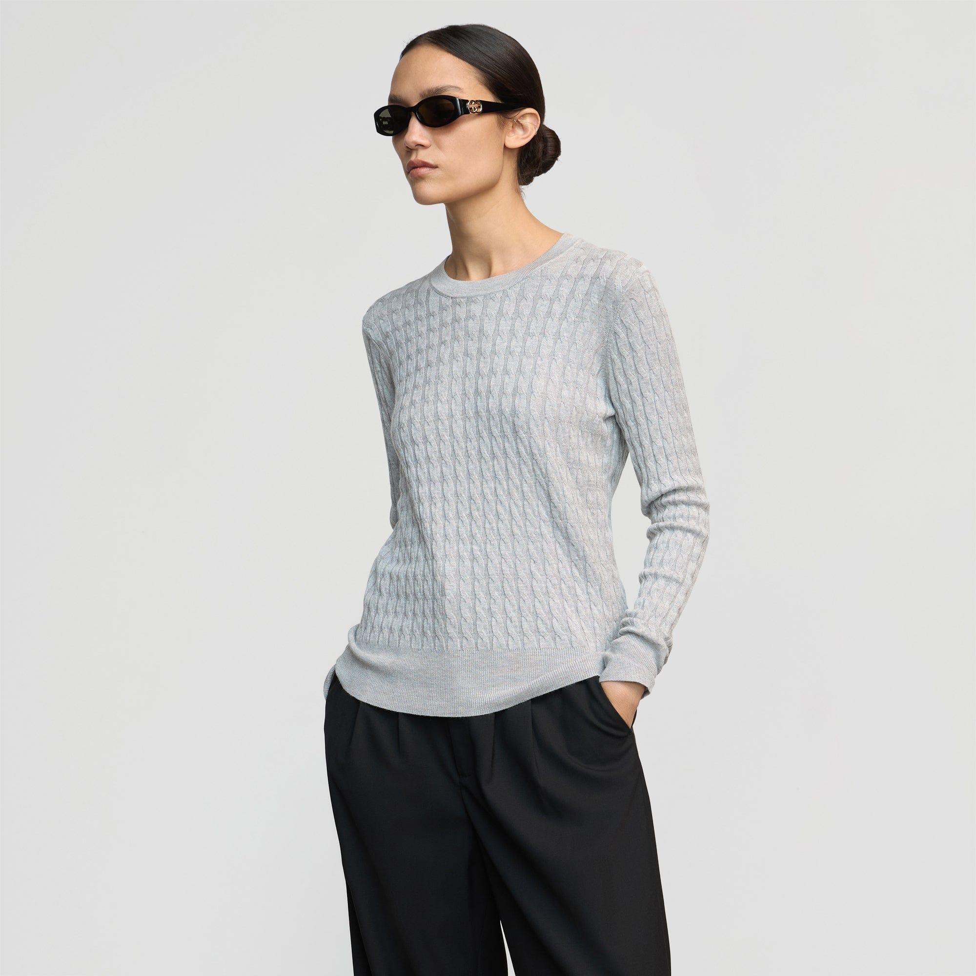 Rania Lightweight Cable Sweater Product Image