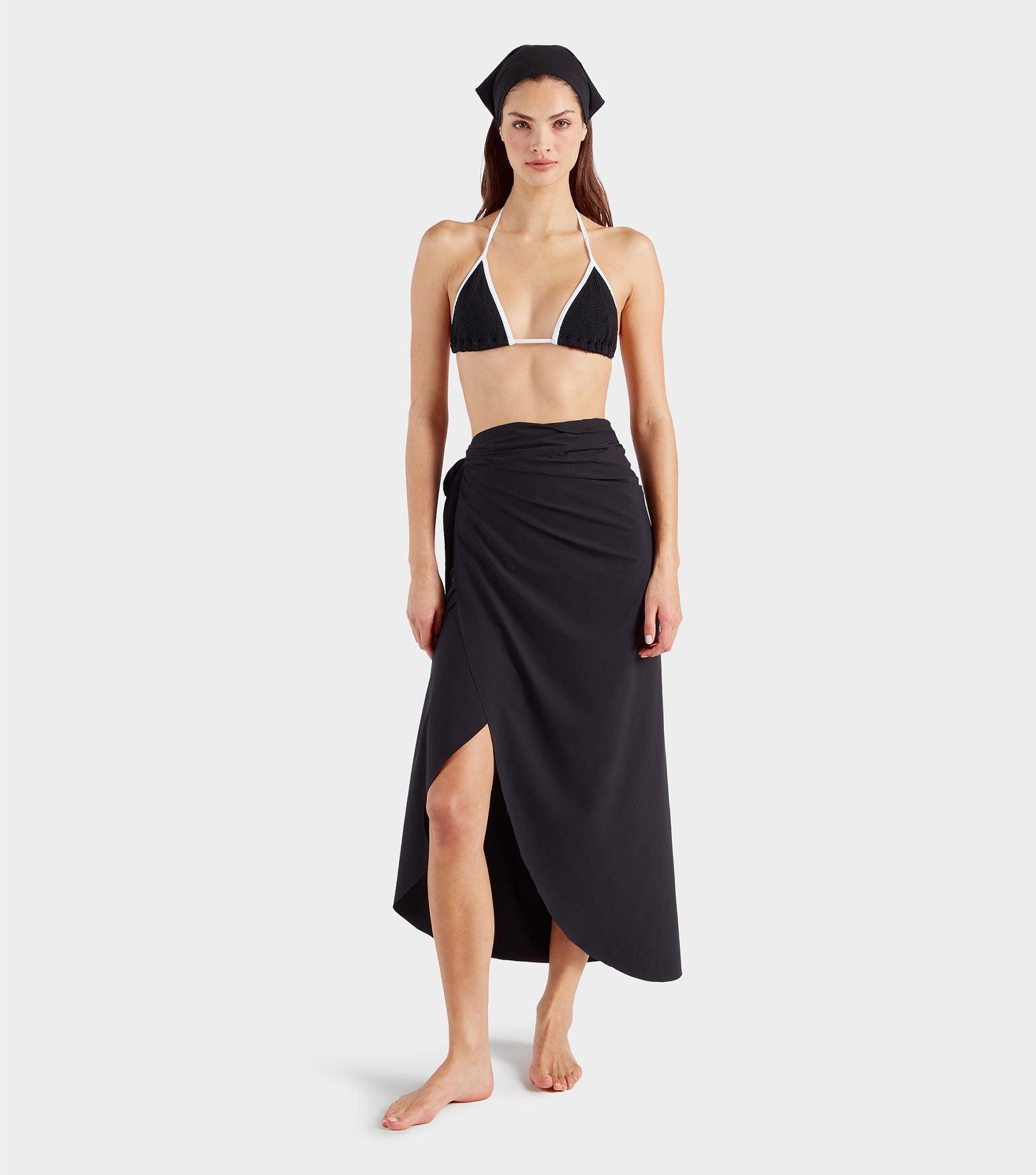 Long UPF 50+ Sarong - Black Product Image