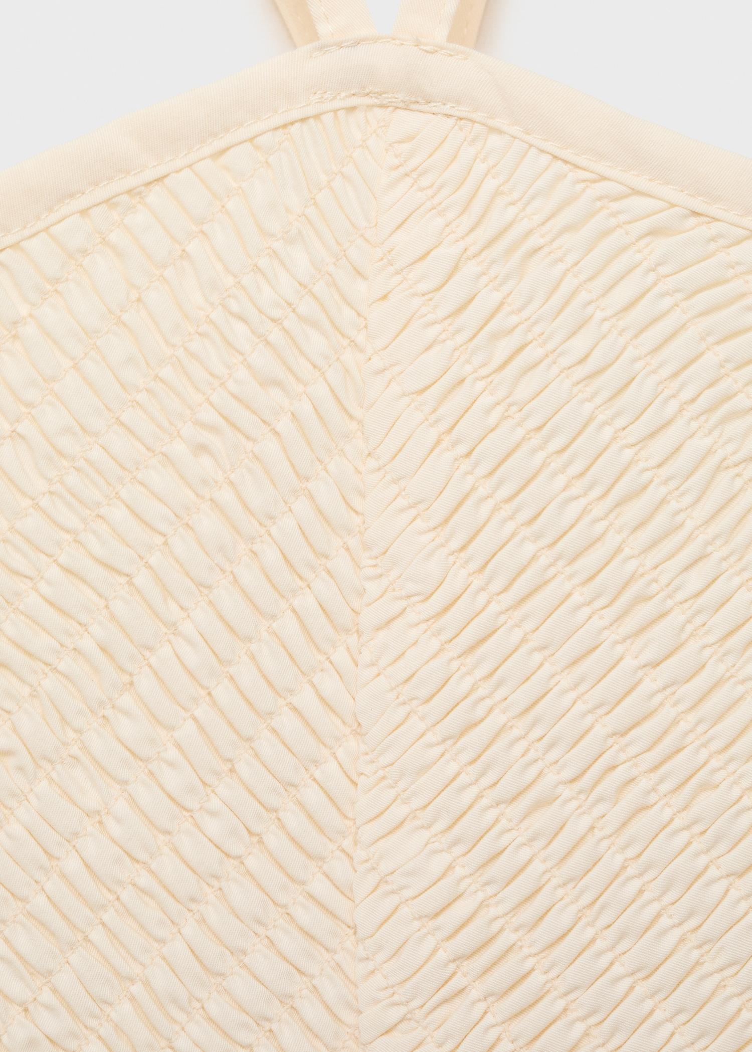 Combined halter-neck dress - Women | MANGO USA Product Image