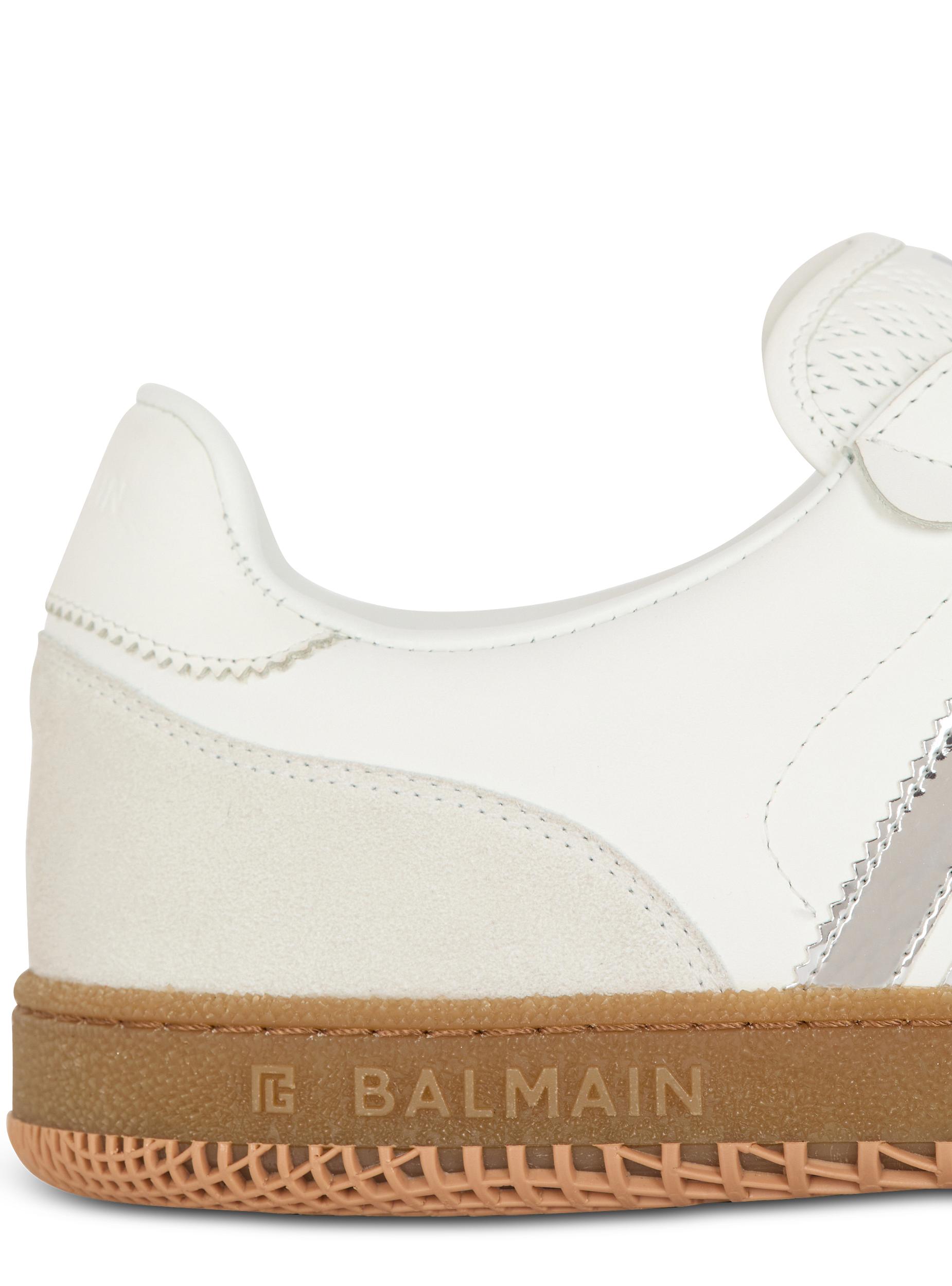 Calfskin Balmain Swan trainers Product Image