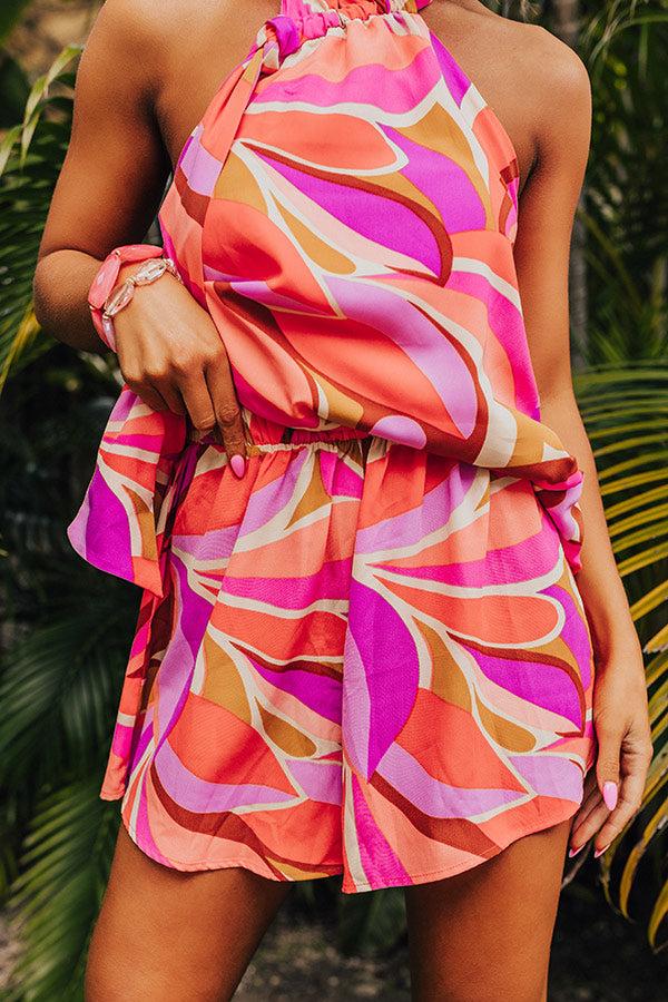 Sunkissed Shores Shorts in Coral Product Image