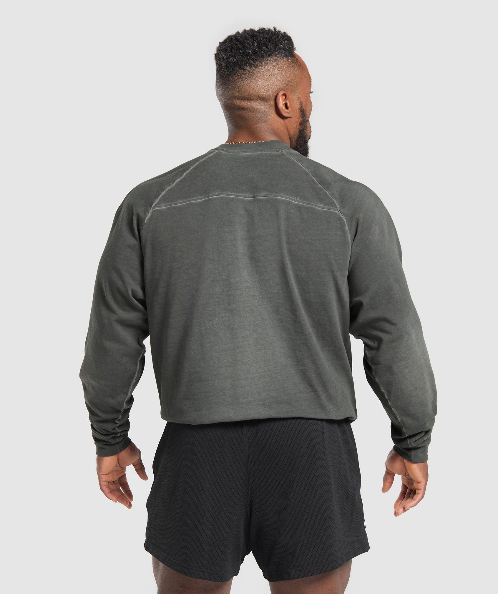 Gymshark Heavyweight T-Shirt - Black/Wash Male Product Image