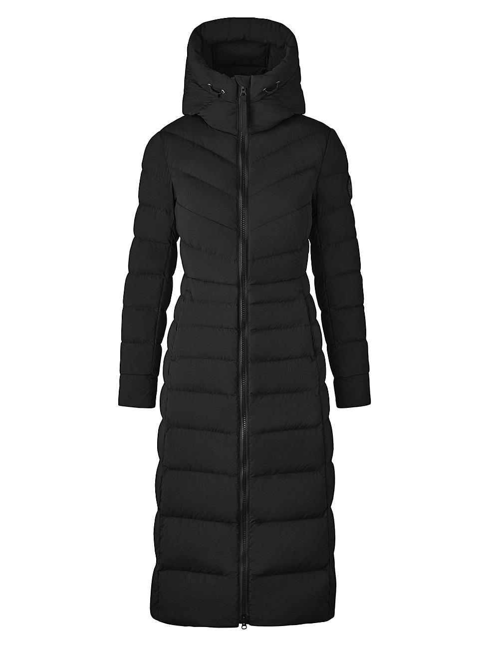 Womens Clair Quilted Nylon Long Coat Product Image