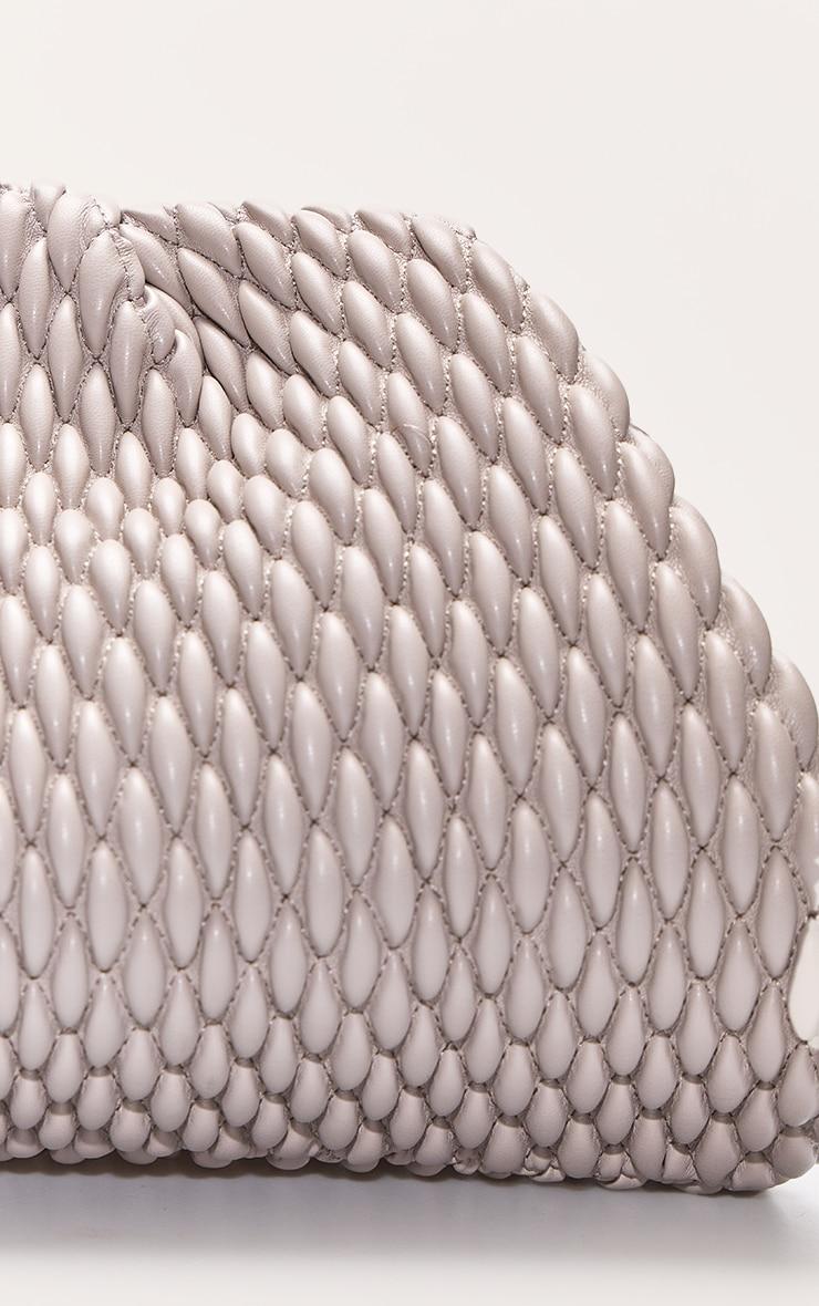 Stone Soft PU Weave Clutch Bag Product Image