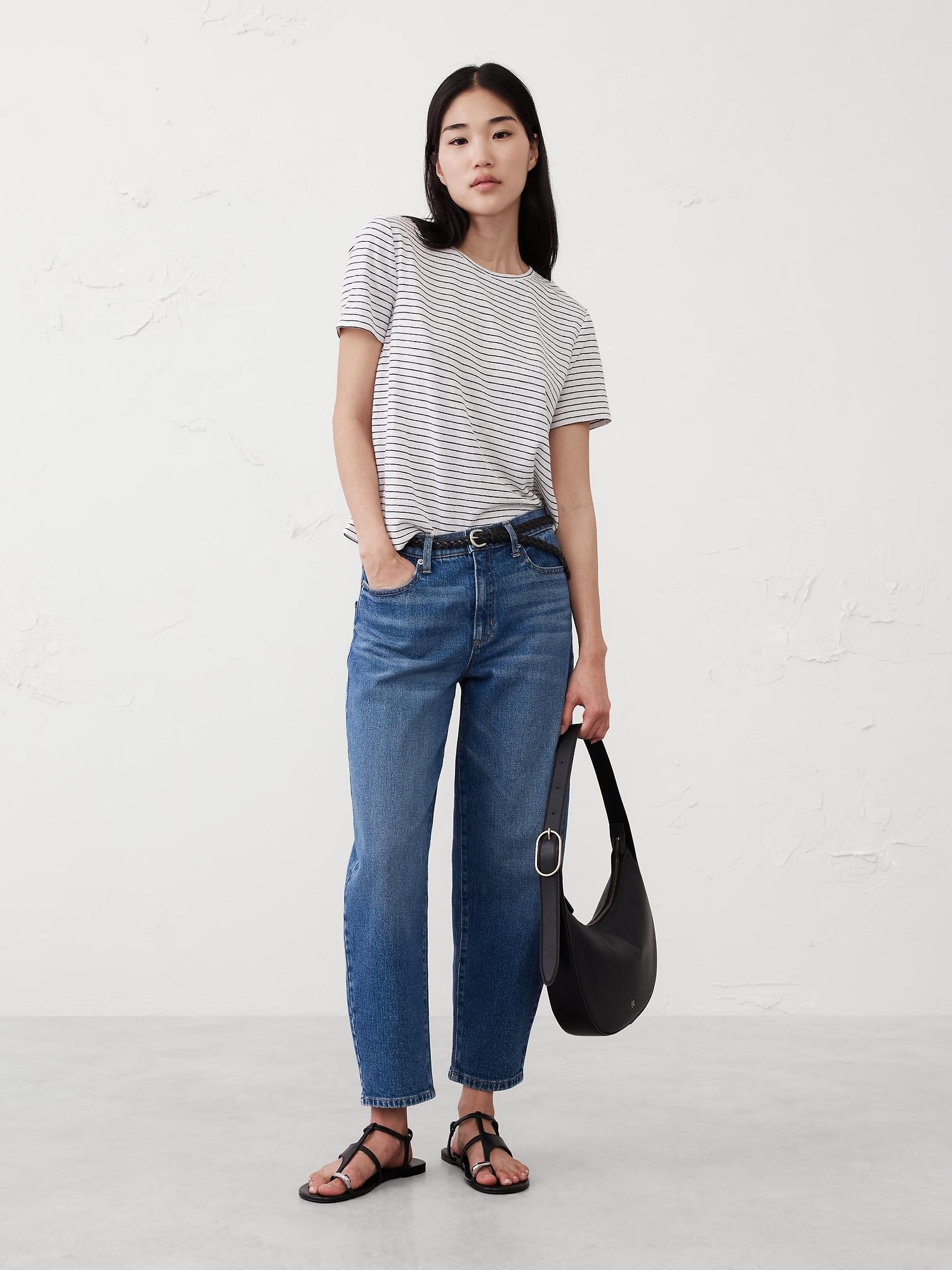 Slim Barrel High-Rise Jean Product Image