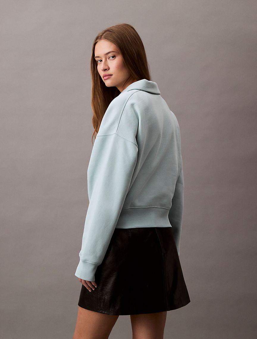 Archive Logo Fleece Quarter Zip Sweatshirt Product Image