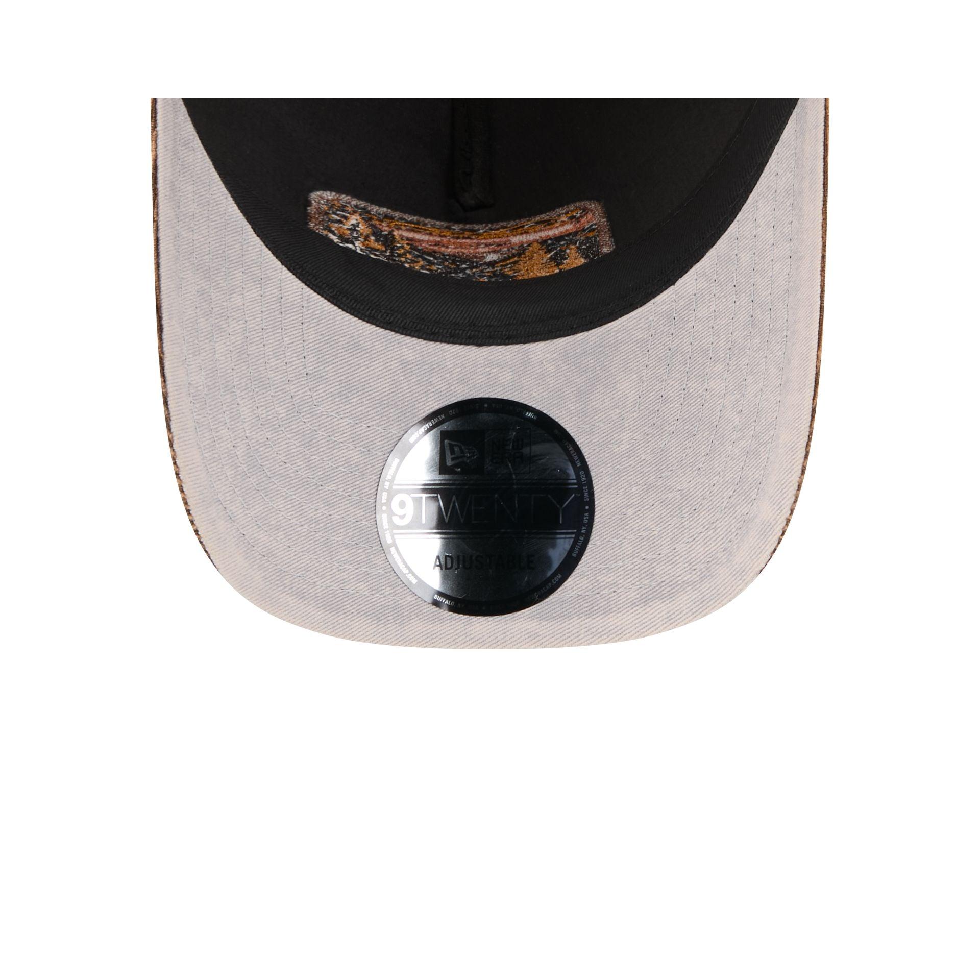 Detroit Tigers Vintage Landscape Brown 9TWENTY A-Frame Trucker Hat Male Product Image