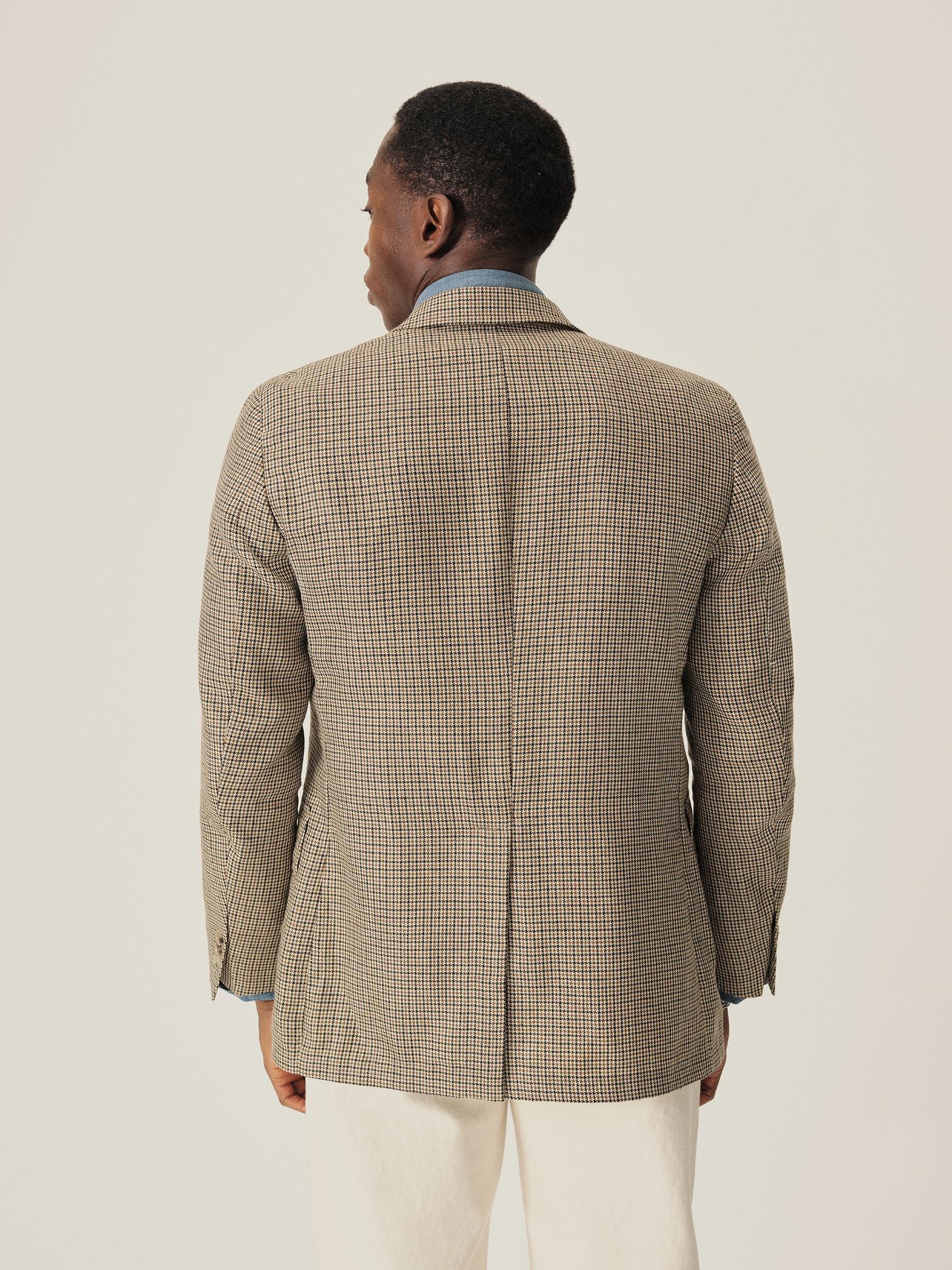 Russet Houndstooth Countryman Jacket Product Image