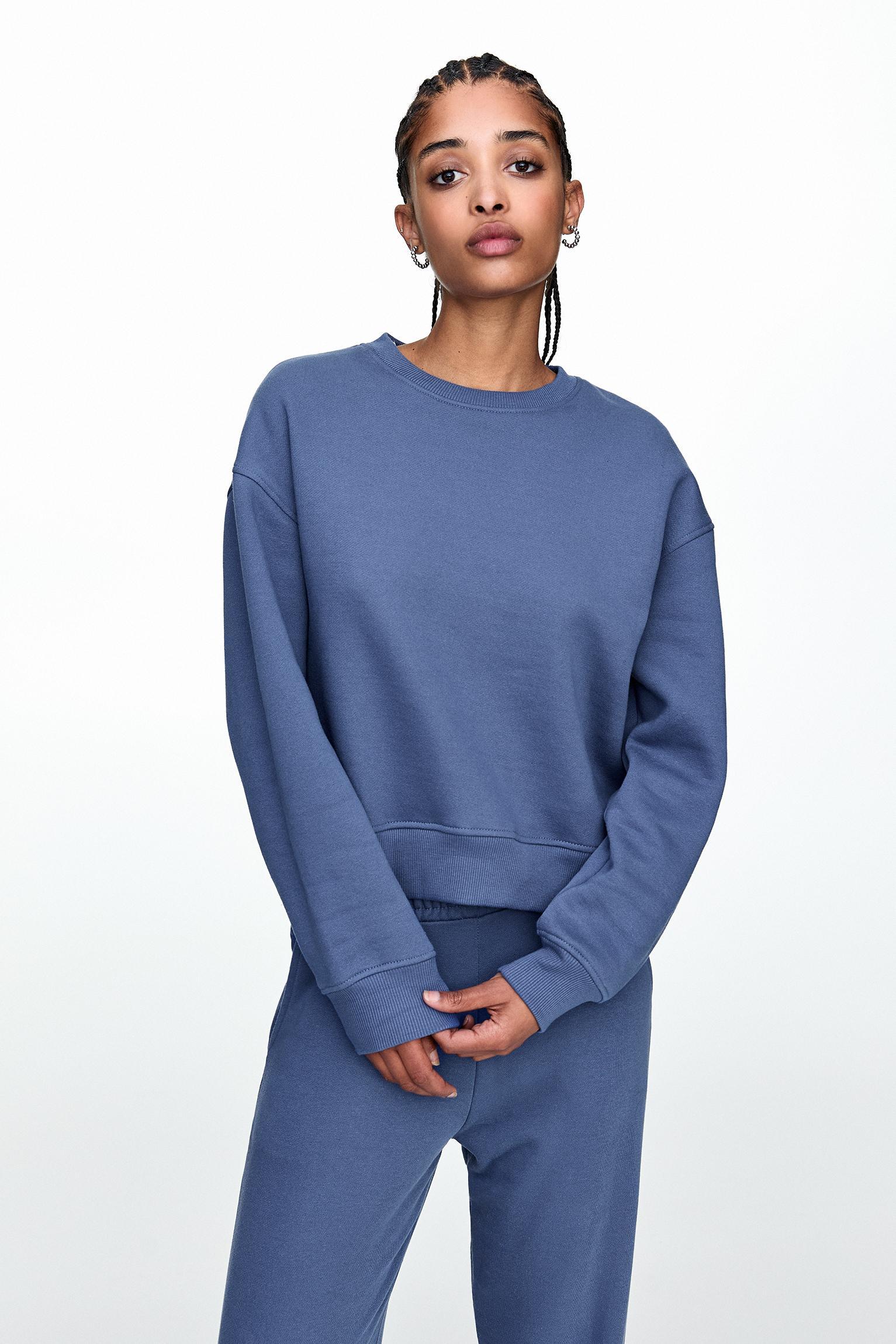 Sweatsuit set with sweatshirt and sweatpants Product Image