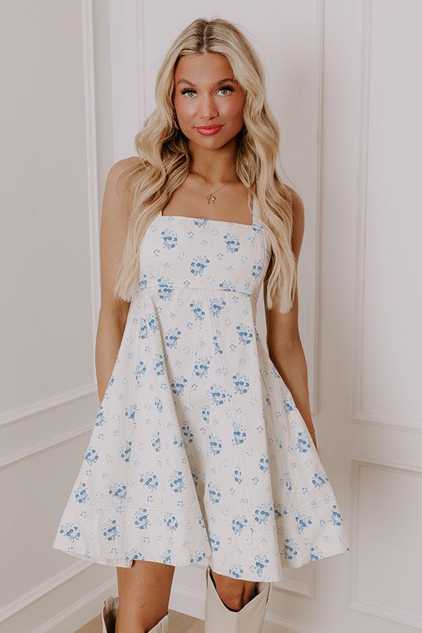 Cottage Charm Floral Mini Dress Product Image