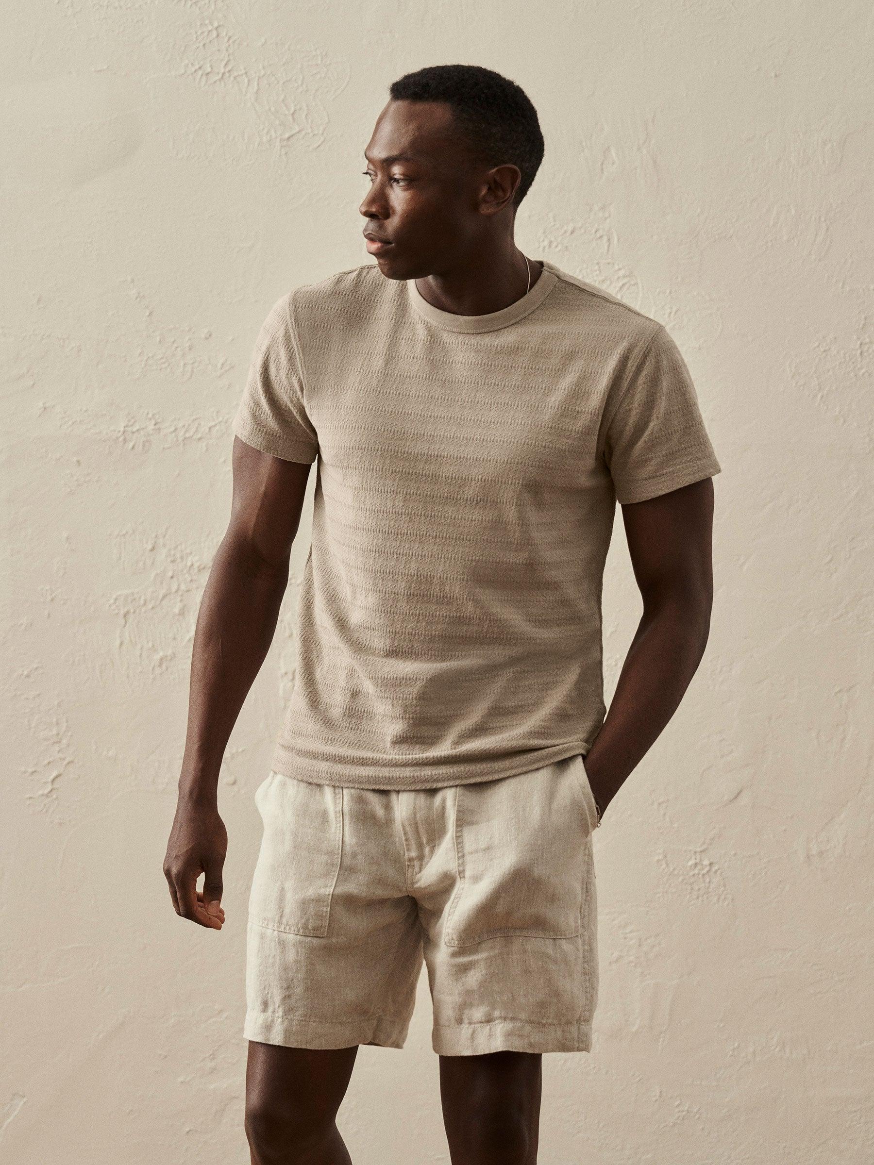 Light Sage Vintage Jacquard Classic Tee Product Image