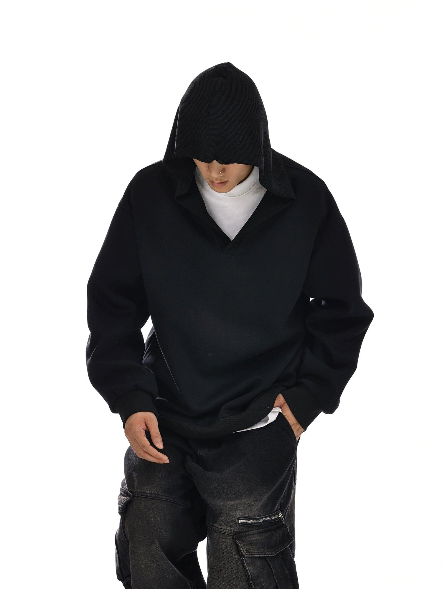 RT No. 12116 V-NECK PULLOVER HOODIE Product Image