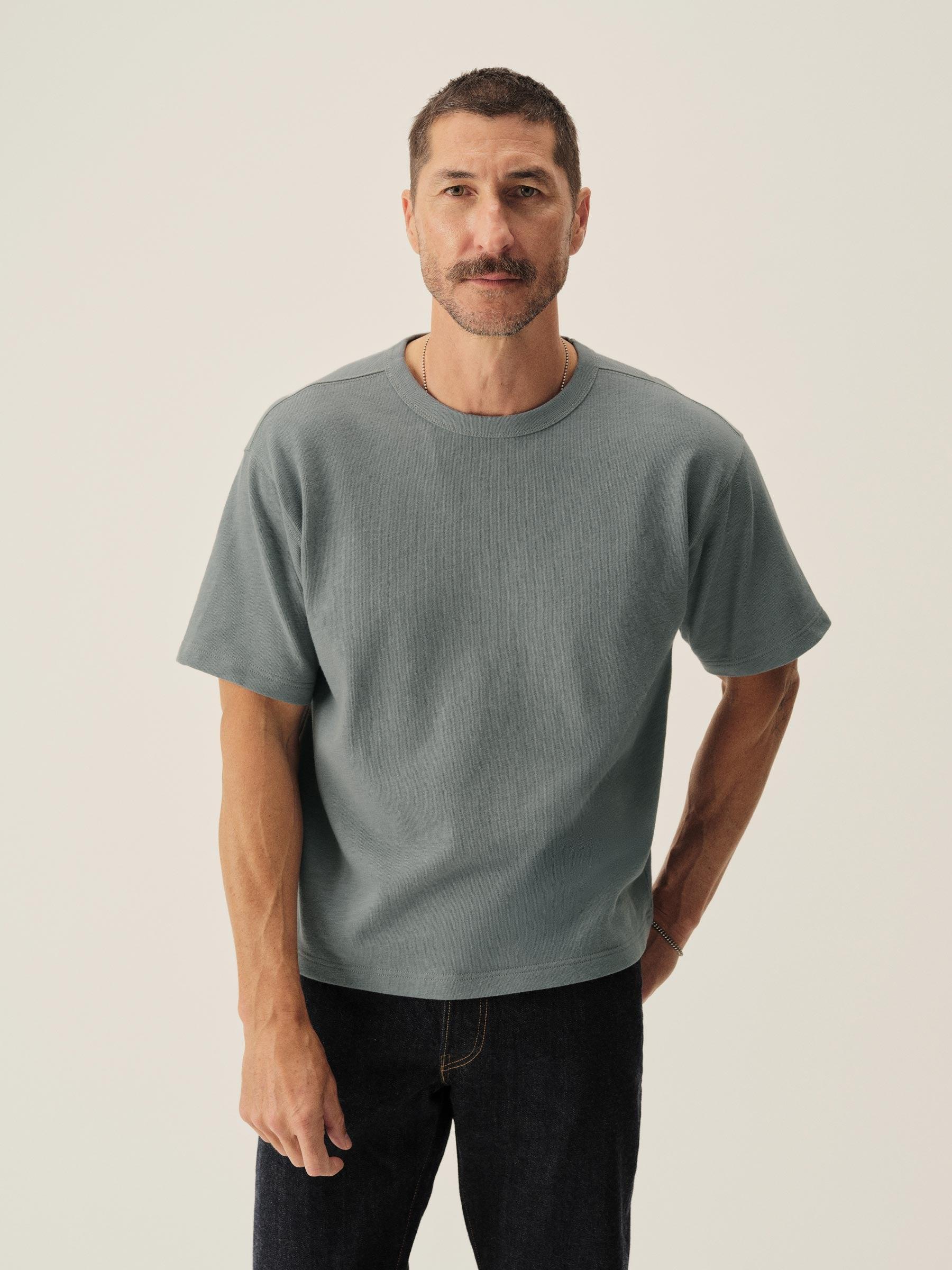 Blue Fescue Field-Spec 90S Boxy Heavy Tee Product Image