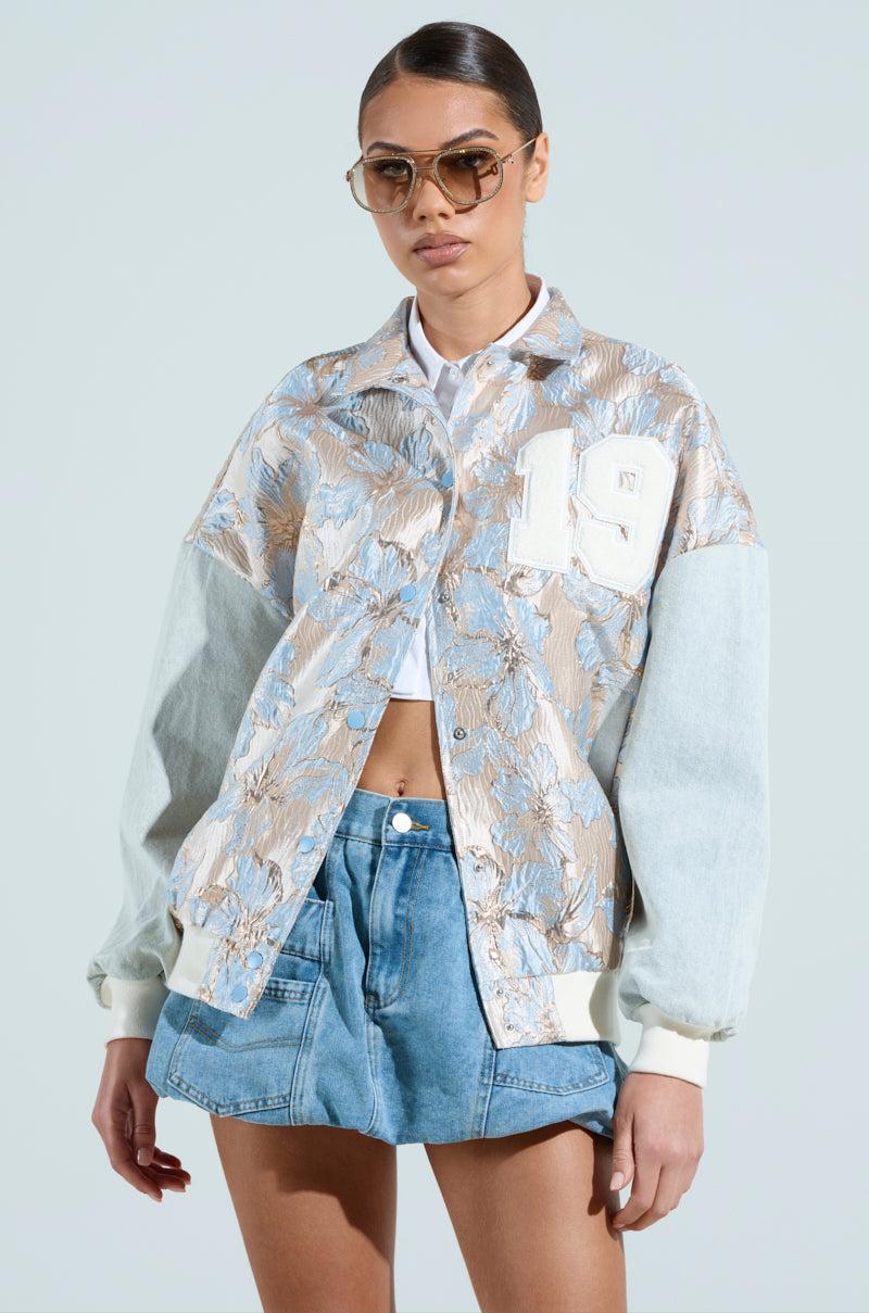 ALIYA BROCADE BOMBER Product Image