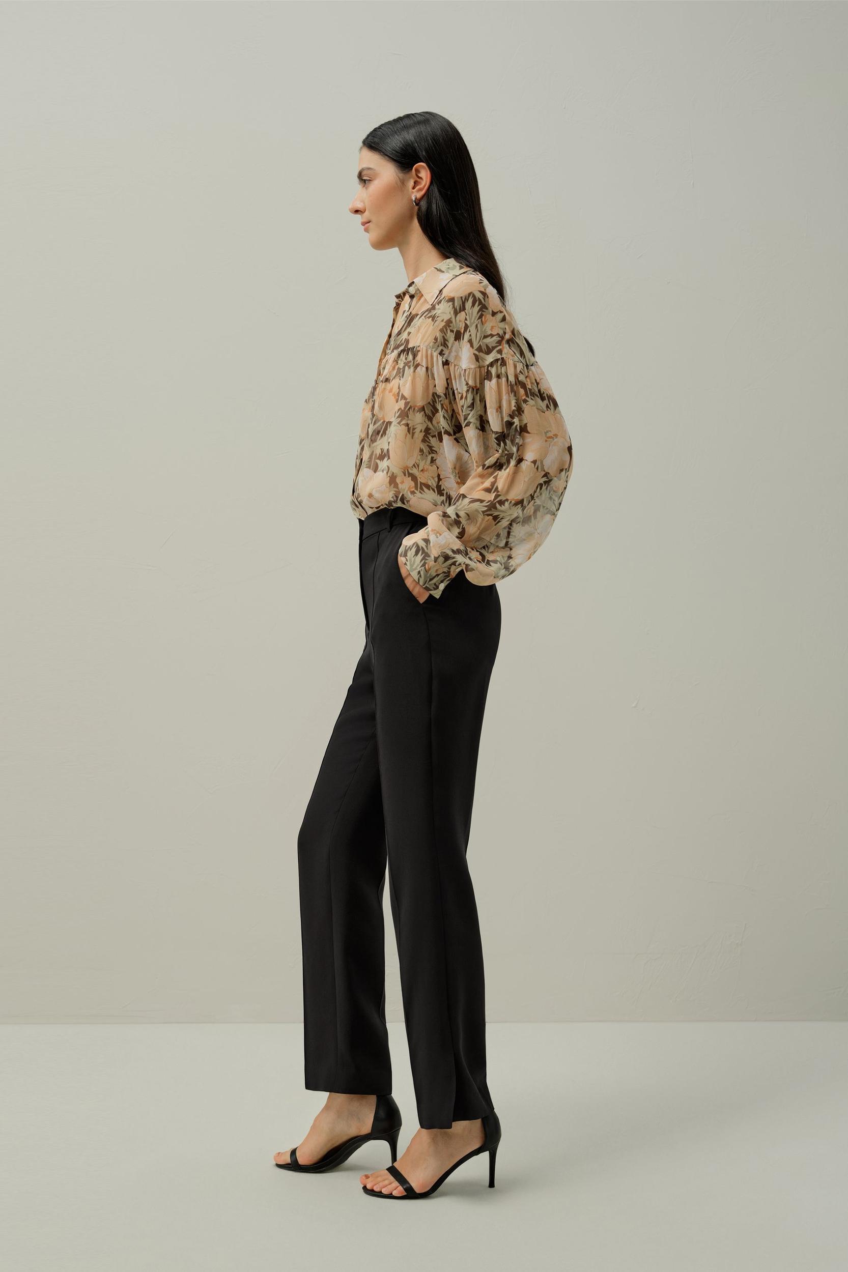 Poppy Parade Silk Blouse - Made With Liberty Fabric Product Image