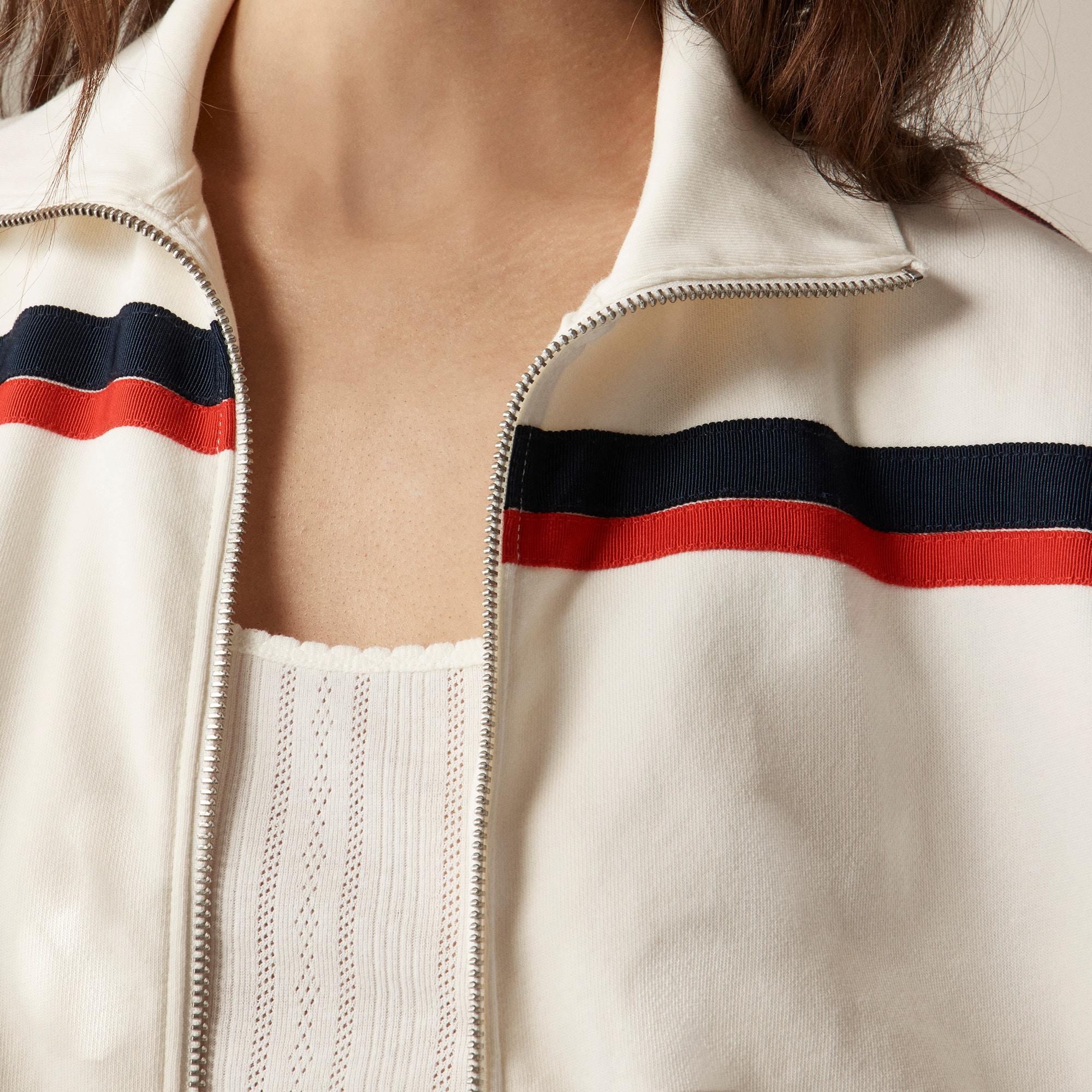 Terry full-zip track jacket Product Image