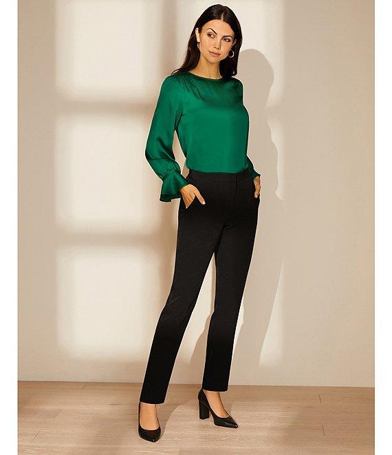 Preston & York Corey Stretch Crepe Ankle Pants Product Image