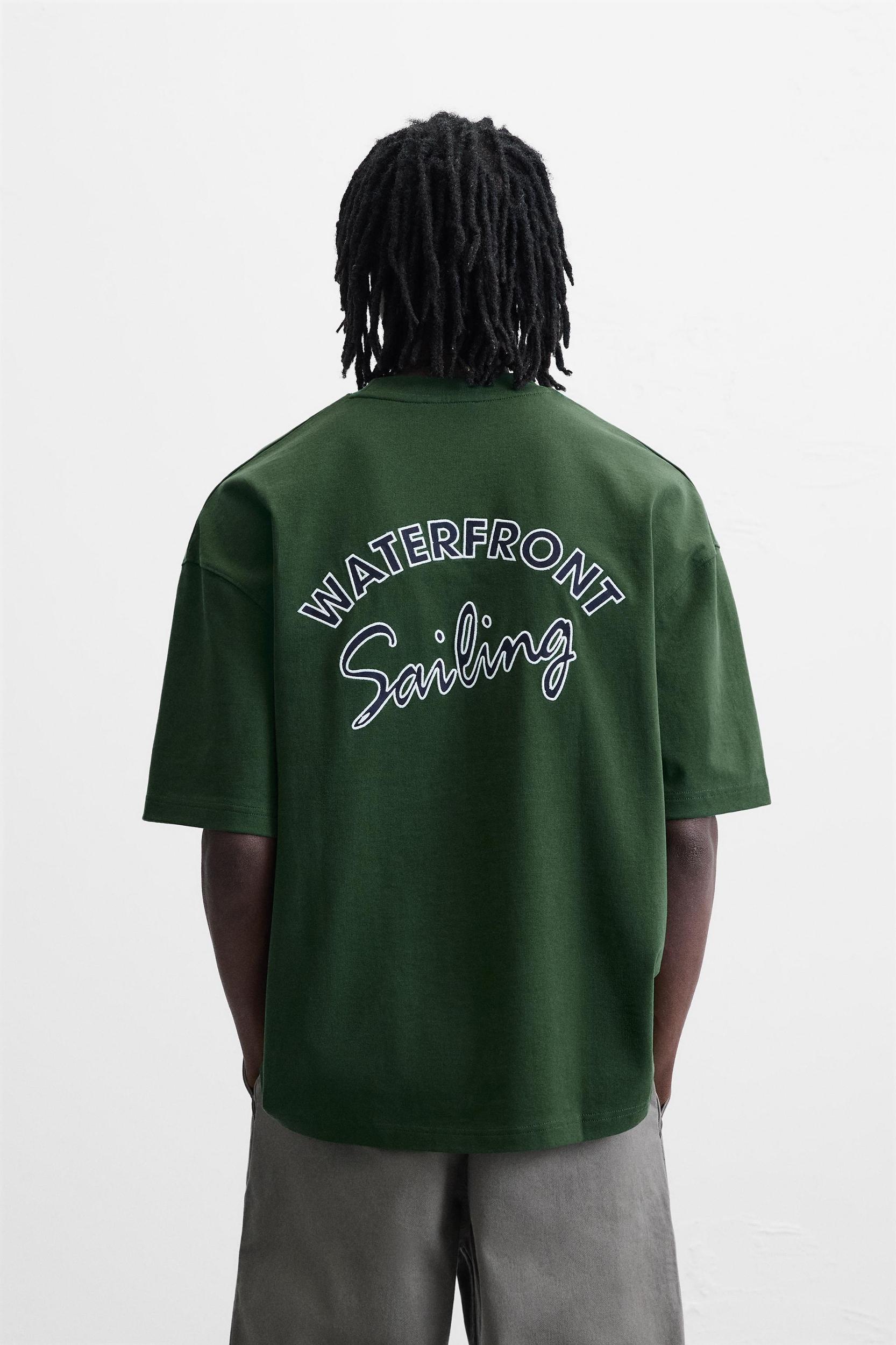 NAUTICAL EMBROIDERED T-SHIRT Product Image