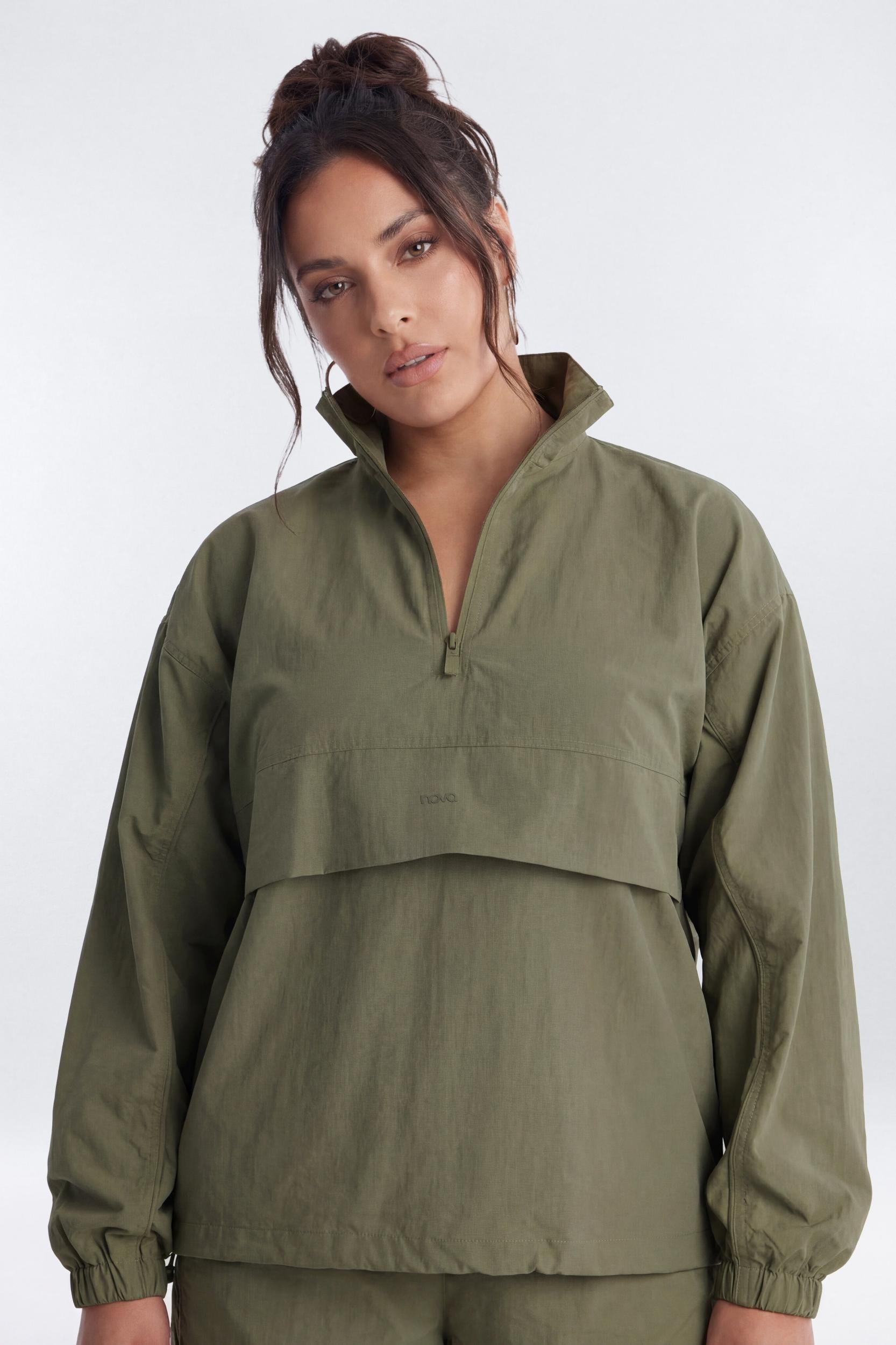 CoreNylon Hooded Full Zip Jacket - Moss Male Product Image