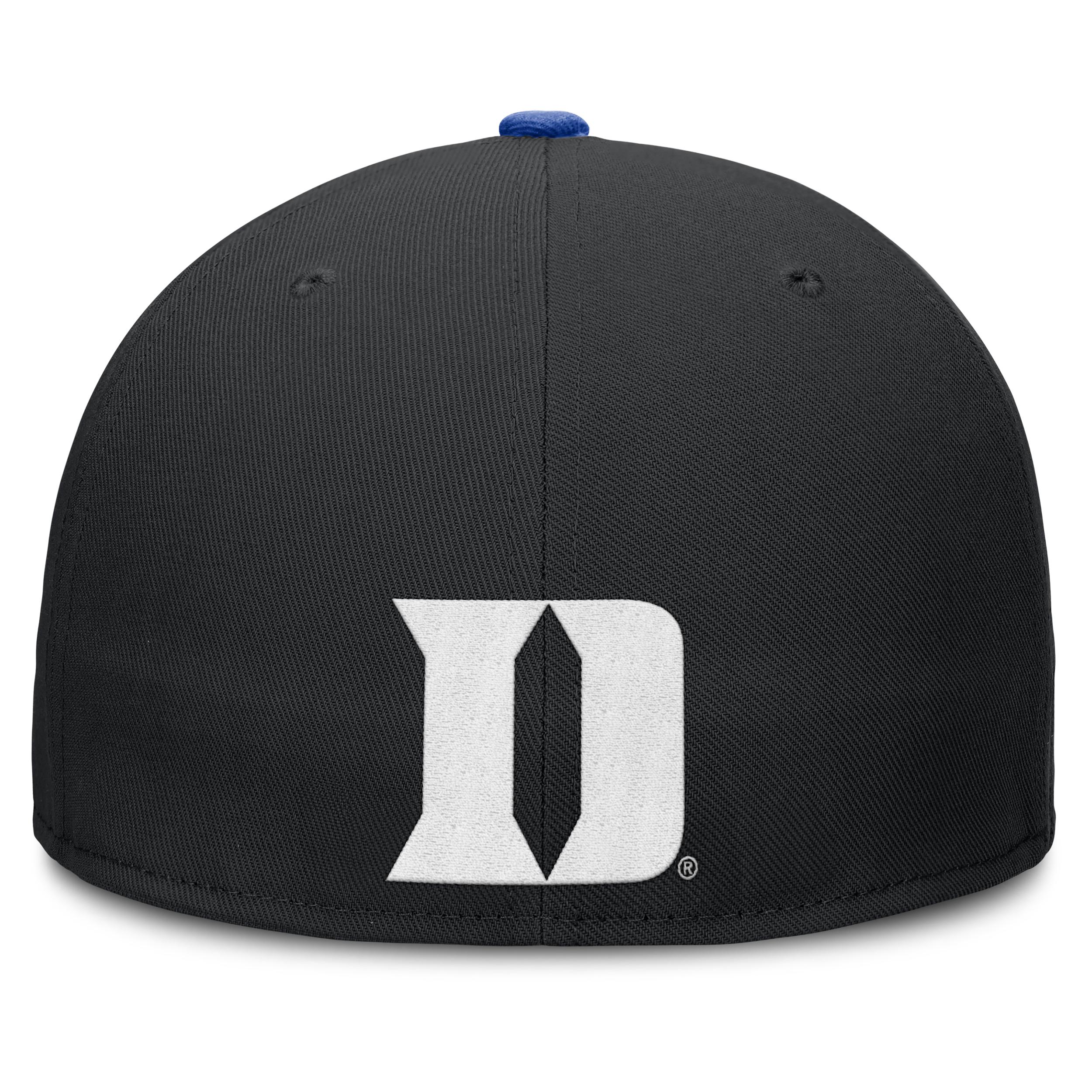 Duke Primetime True Nike Mens Dri-FIT College Fitted Hat | NC1108HZDU-1UZ Product Image