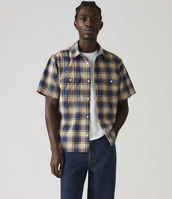 Levi's® Dalton Pelham Plaid Woven Workwear Shirt Product Image