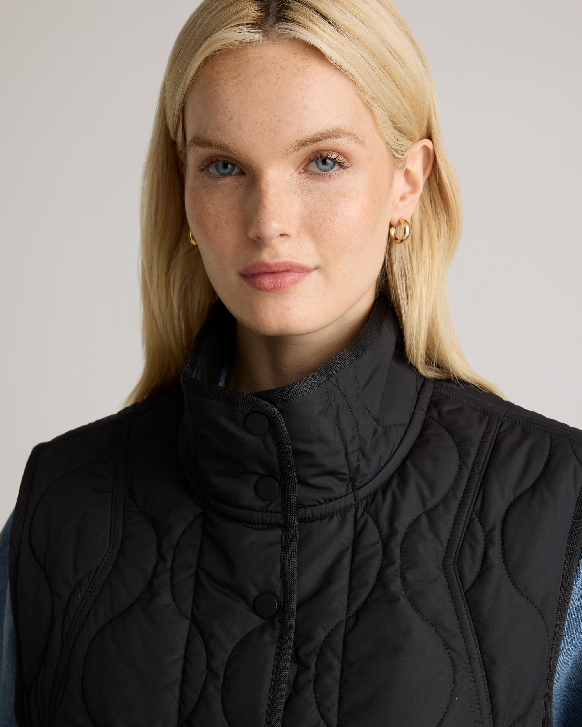 Quince | Women's Featherless Quilted Puffer Vest Recycled Polyester Product Image