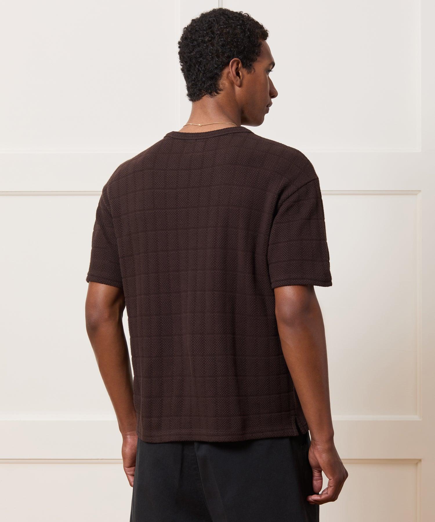Relaxed Textured Cotton Tee Product Image